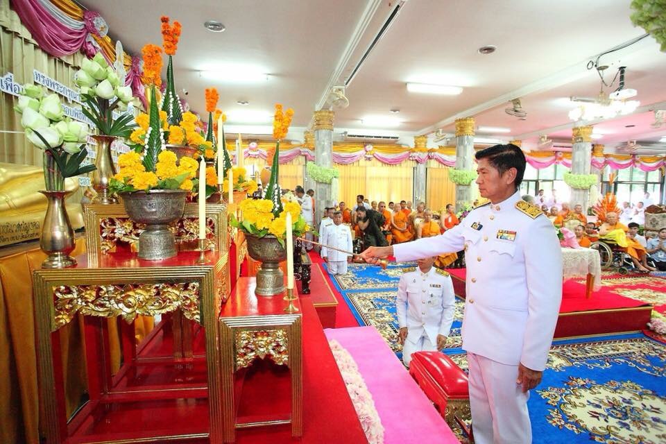 พัฒนาการจังหวัดหนองคาย ร่วมพิธีทำบุญอายุวัฒนมงคล ครบ 96 ปี พระธรรมมงคลรังษี เจ้าอาวาสวัดโพธิ์ชัย พระอารามหลวง