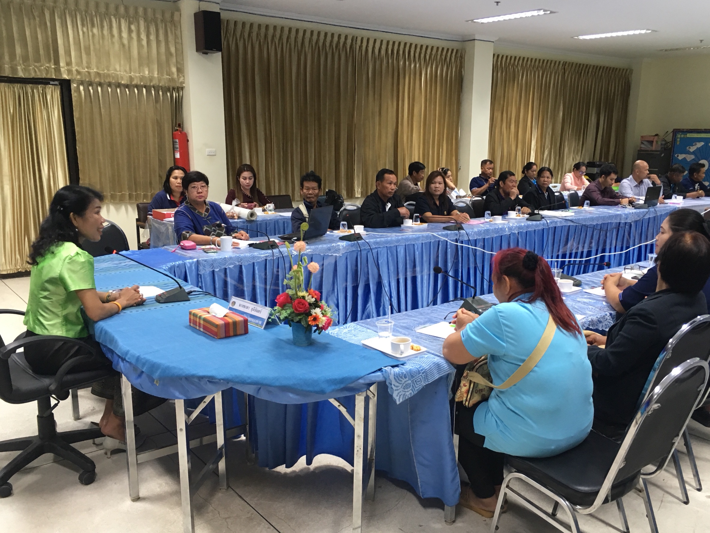 หนองคาย ประชุมโครงการสร้างทีมสนับสนุนการขับเคลื่อนสัมมาชีพชุมชนระดับจังหวัด กิจกรรมติดตามการขับเคลื่อนสัมมาชีพชุมชนระดับจังหวัด