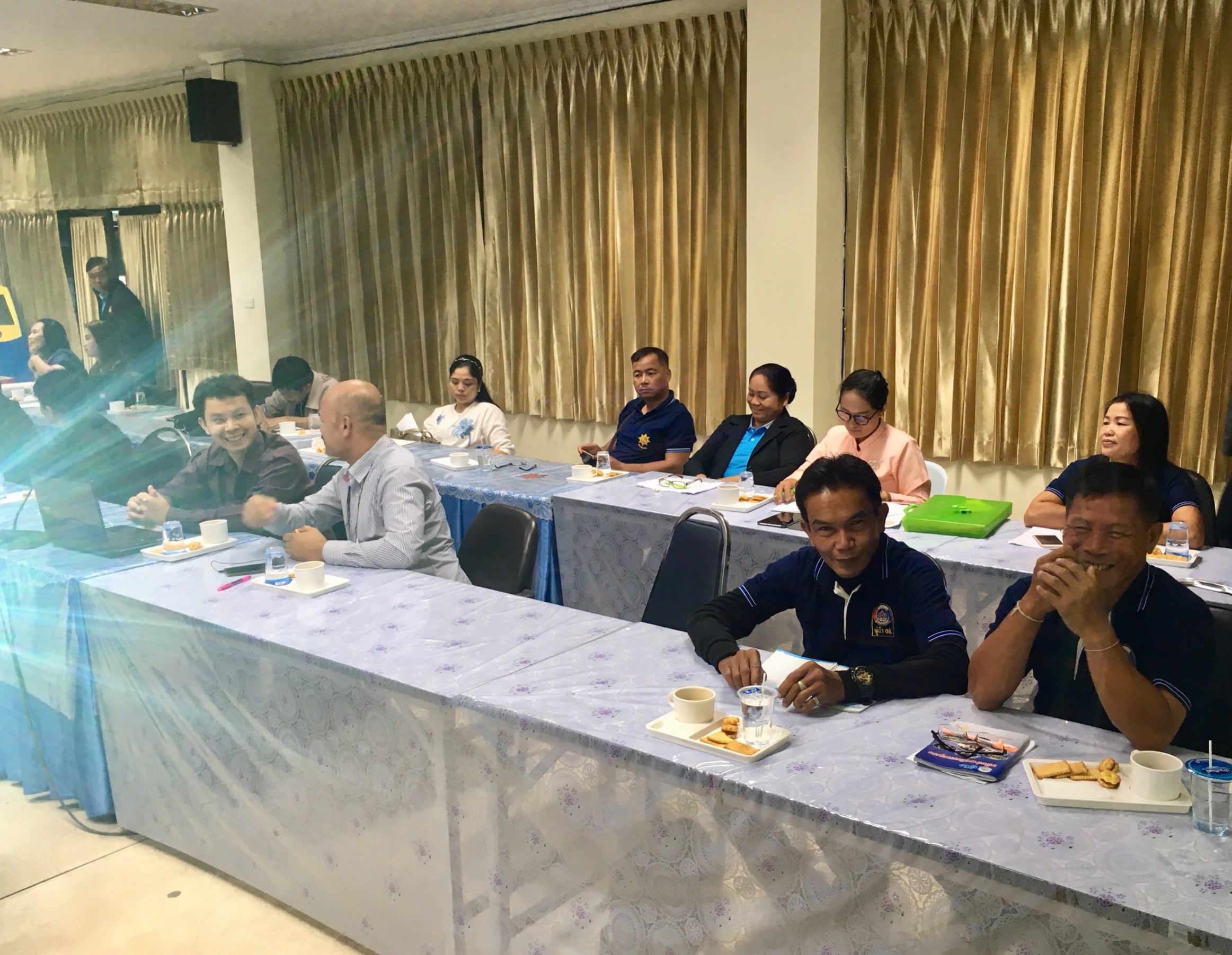 หนองคาย ประชุมโครงการสร้างทีมสนับสนุนการขับเคลื่อนสัมมาชีพชุมชนระดับจังหวัด กิจกรรมติดตามการขับเคลื่อนสัมมาชีพชุมชนระดับจังหวัด