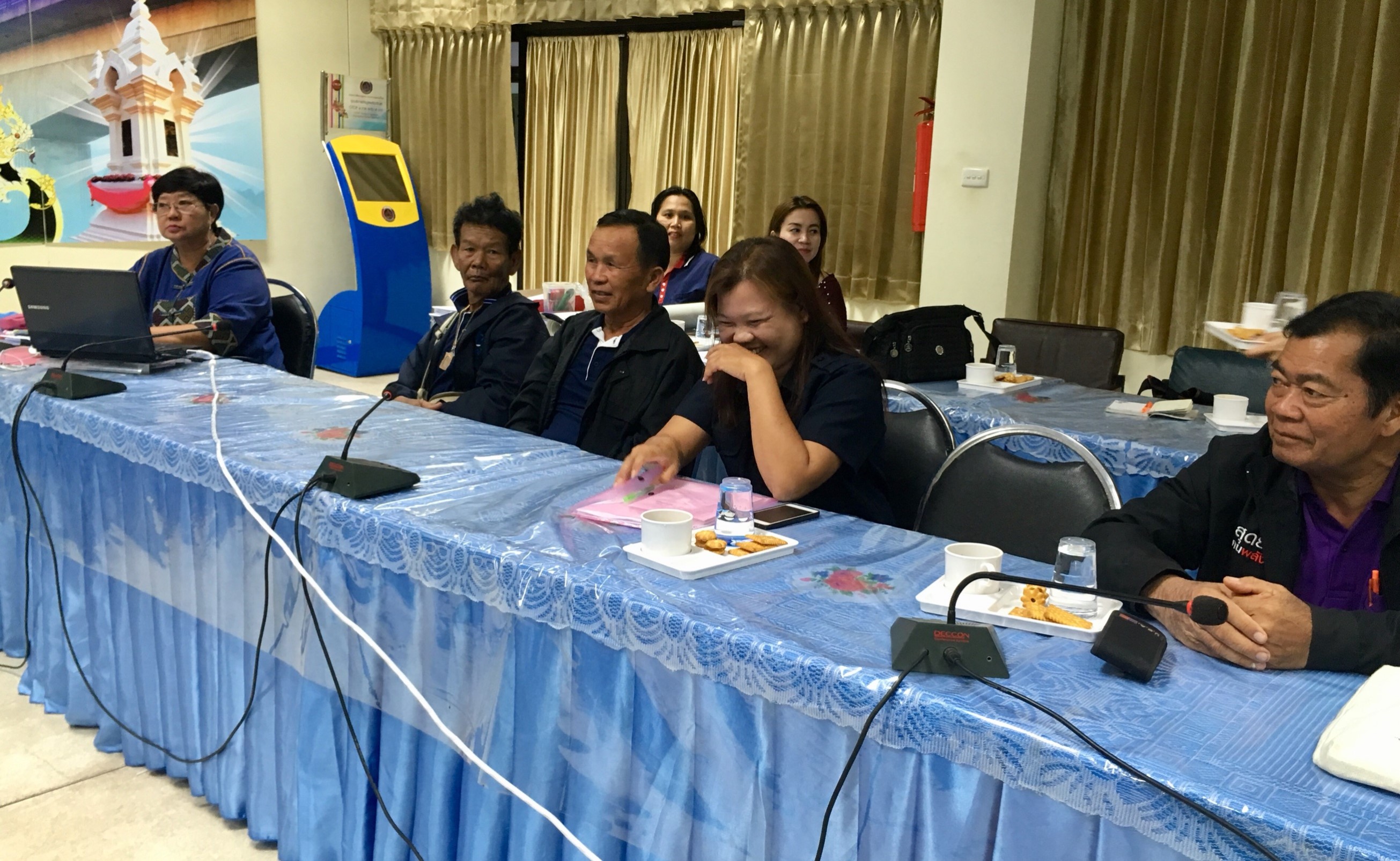 หนองคาย ประชุมโครงการสร้างทีมสนับสนุนการขับเคลื่อนสัมมาชีพชุมชนระดับจังหวัด กิจกรรมติดตามการขับเคลื่อนสัมมาชีพชุมชนระดับจังหวัด