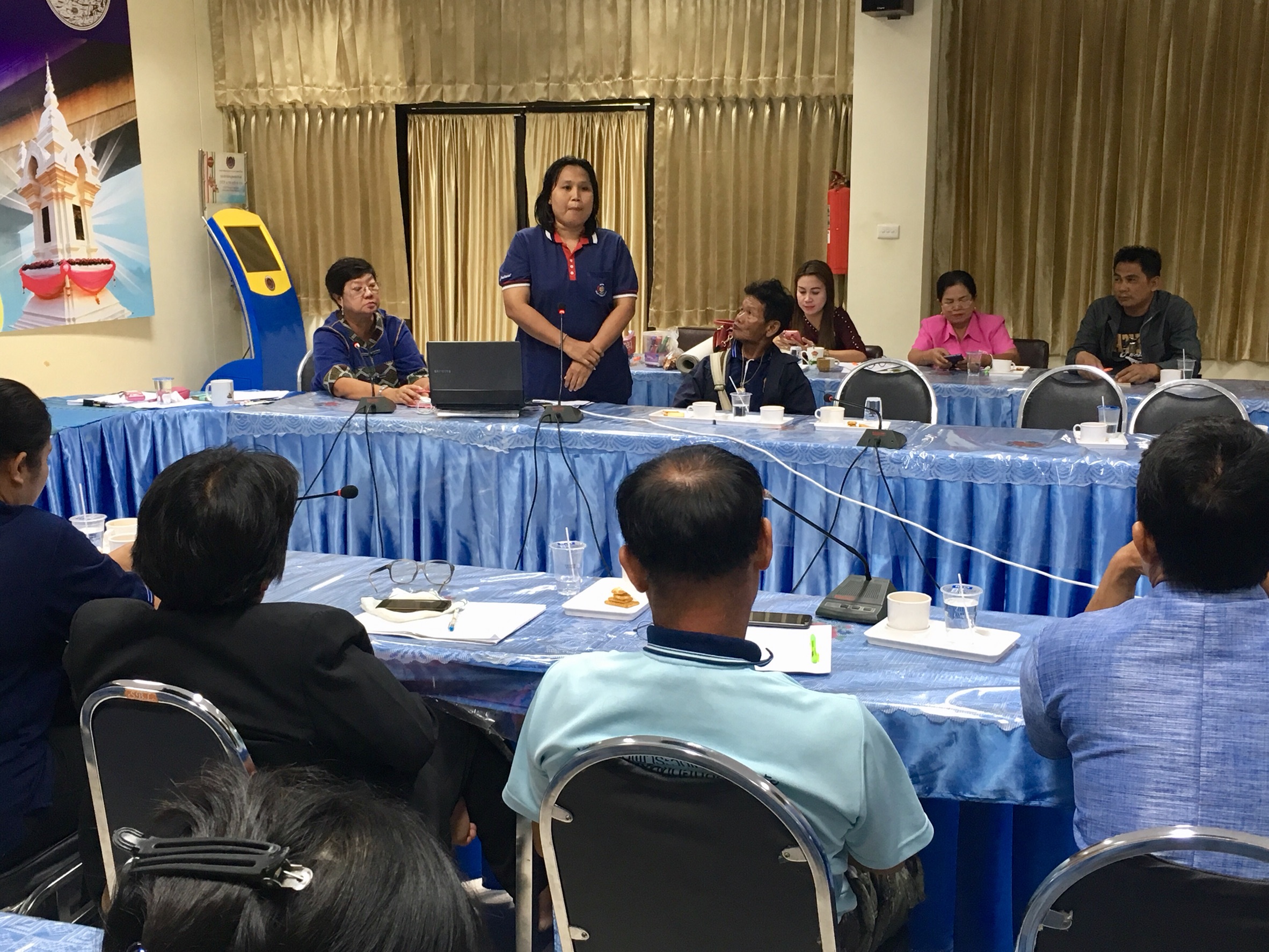 หนองคาย ประชุมโครงการสร้างทีมสนับสนุนการขับเคลื่อนสัมมาชีพชุมชนระดับจังหวัด กิจกรรมติดตามการขับเคลื่อนสัมมาชีพชุมชนระดับจังหวัด