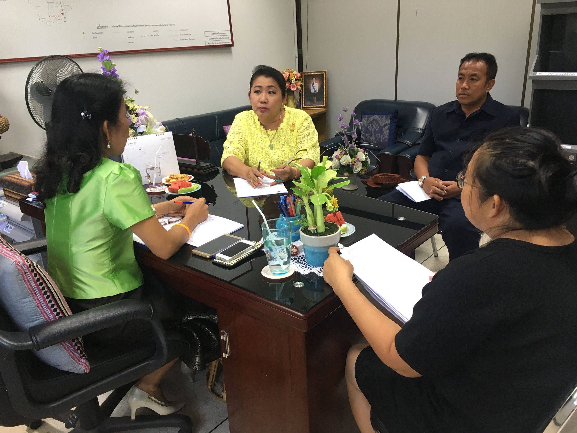 หัวหน้าตรวจสอบภายในจังหวัดหนองคาย พบพัฒนาการจังหวัดหนองคาย