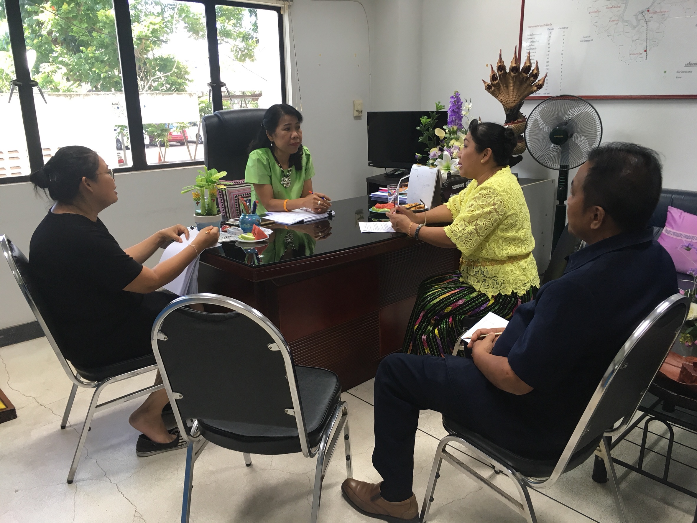 หัวหน้าตรวจสอบภายในจังหวัดหนองคาย พบพัฒนาการจังหวัดหนองคาย