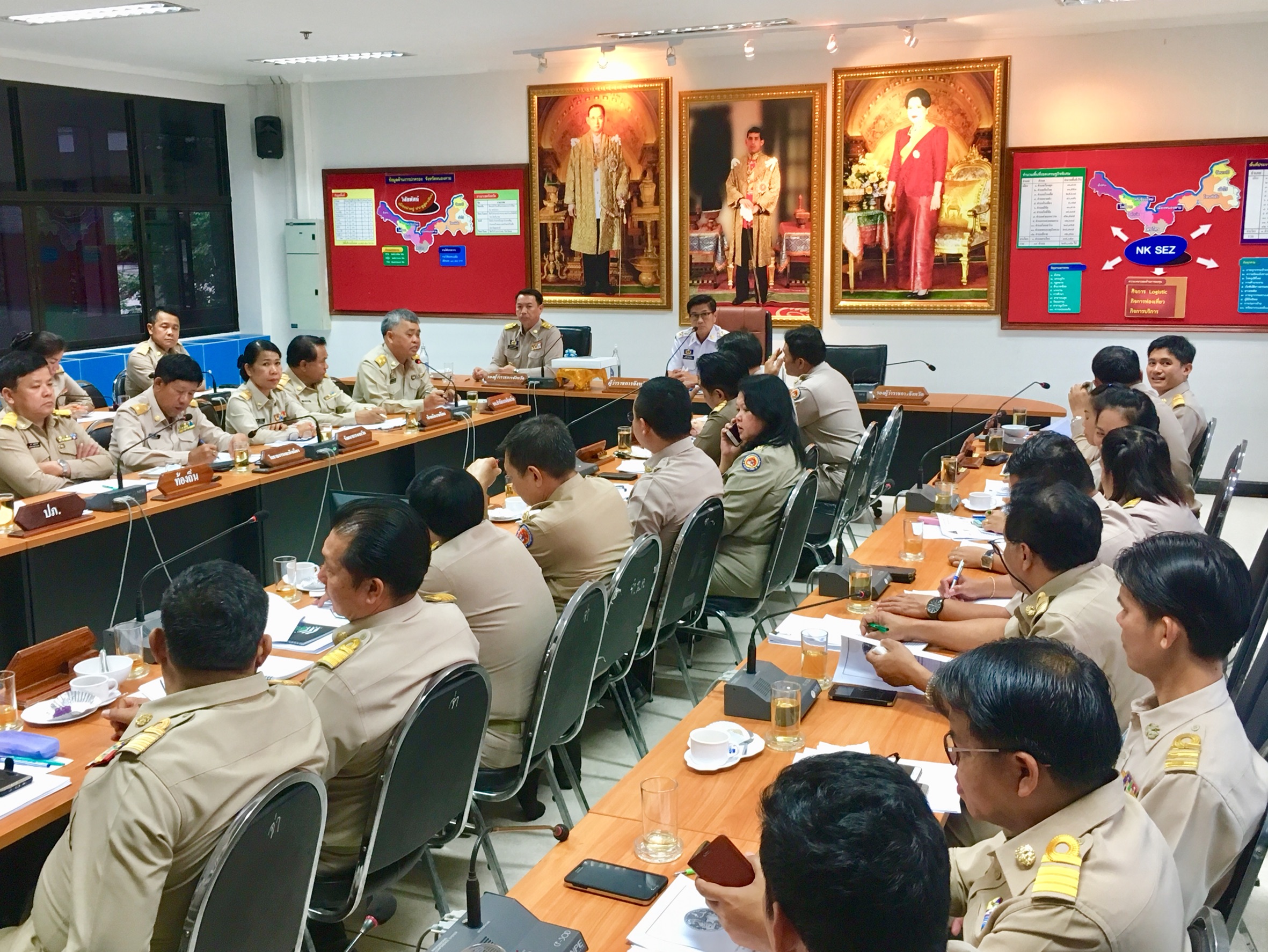 พจ.หนองคาย ร่วมประชุมนายอำเภอและหัวหน้าส่วนราชการสังกัดกระทรวงมหาดไทย ครั้งที่ 5/2561