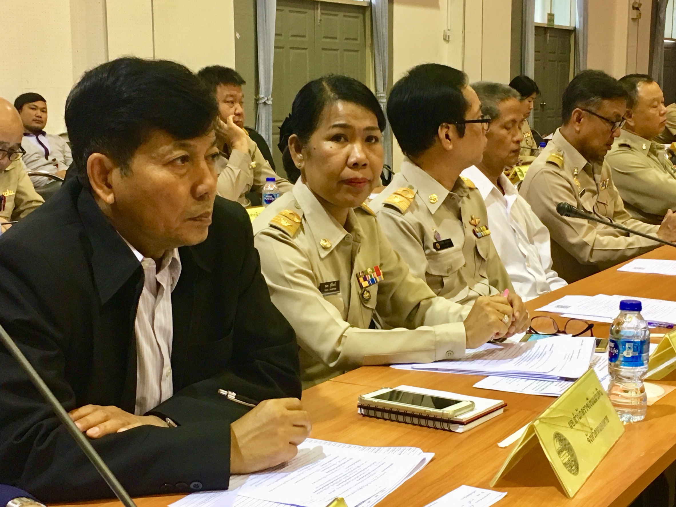 พจ.หนองคาย ประชุมกรมการจังหวัดและหัวหน้าส่วนราชการจังหวัดหนองคาย ครั้งที่ 5/2561