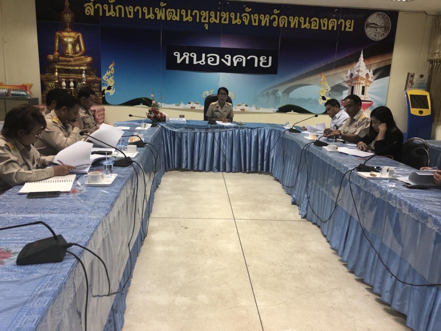 หนองคาย..ประชุมคณะกรรมการคัดสรรกิจกรรมเขิดชูเกียรติผู้นำเครือข่ายพัฒนาชุมชนดีเด่นระดับจังหวัด จังหวัดหนองคาย ครั้งที่ 1/2561