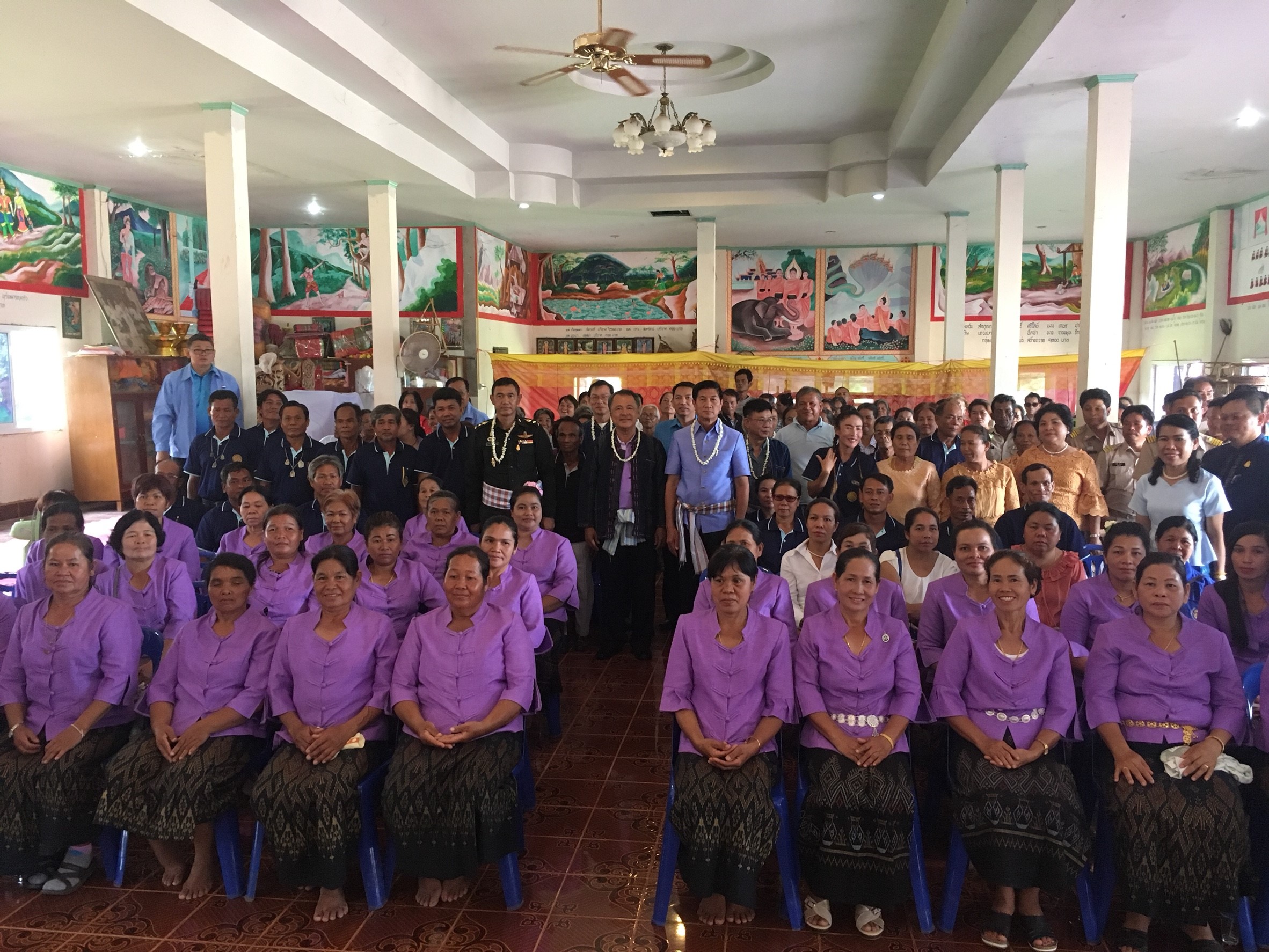 พจ.หนองคาย ร่วมต้อนรับคณะอนุกรรมการดำเนินการดำเนินงานตามโครงการสมาชิกสภานิติบัญญัติแห่งชาติพบประชาชนตามวิถีไทยนิยม ยั่งยืน