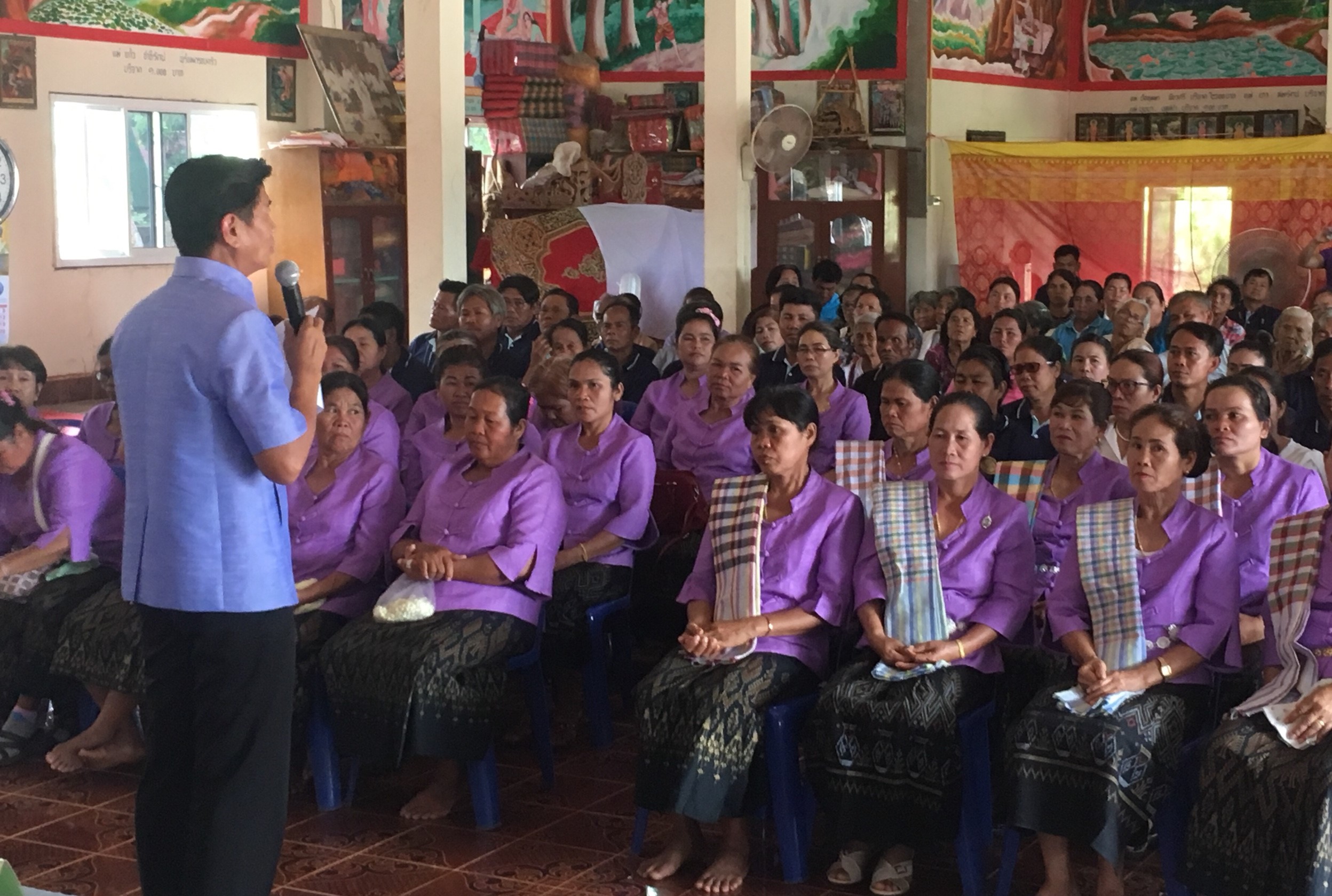 พจ.หนองคาย ร่วมต้อนรับคณะอนุกรรมการดำเนินการดำเนินงานตามโครงการสมาชิกสภานิติบัญญัติแห่งชาติพบประชาชนตามวิถีไทยนิยม ยั่งยืน