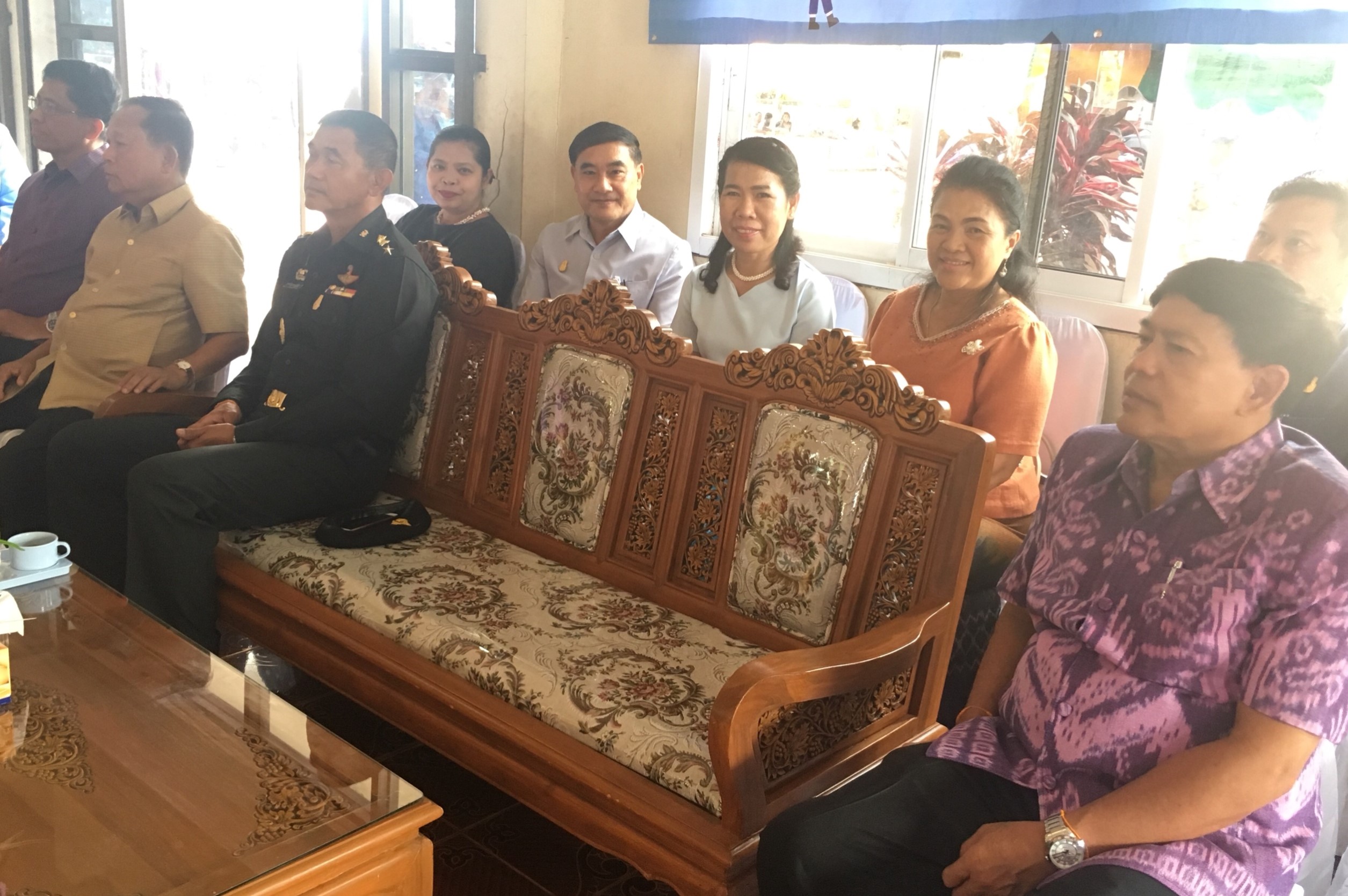 พจ.หนองคาย ร่วมต้อนรับคณะอนุกรรมการดำเนินการดำเนินงานตามโครงการสมาชิกสภานิติบัญญัติแห่งชาติพบประชาชนตามวิถีไทยนิยม ยั่งยืน