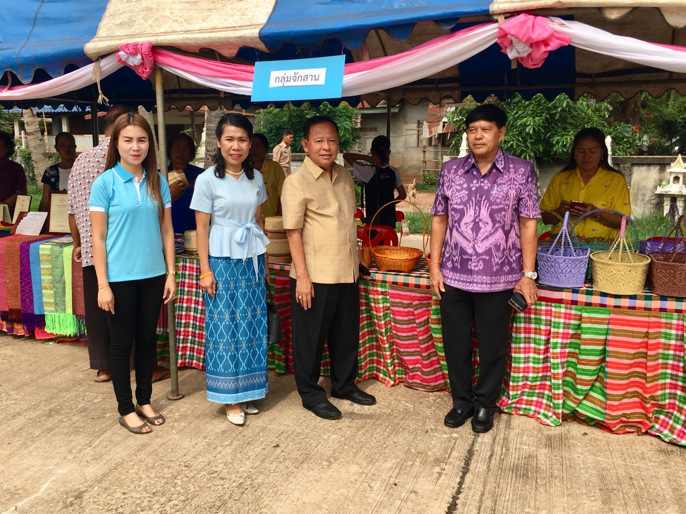 พจ.หนองคาย ร่วมต้อนรับคณะอนุกรรมการดำเนินการดำเนินงานตามโครงการสมาชิกสภานิติบัญญัติแห่งชาติพบประชาชนตามวิถีไทยนิยม ยั่งยืน