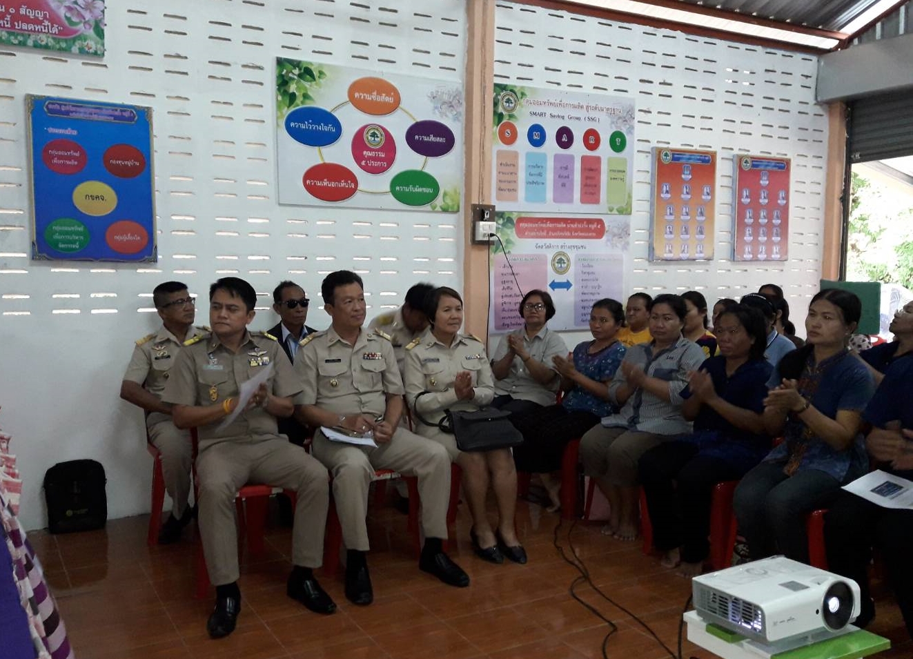 หัวหน้าผู้ตรวจราชการกรมการพัฒนาชุมชนคัดเลือกศูนย์จัดการกองทุนชุมชนดีเด่น จังหวัดหนองคาย