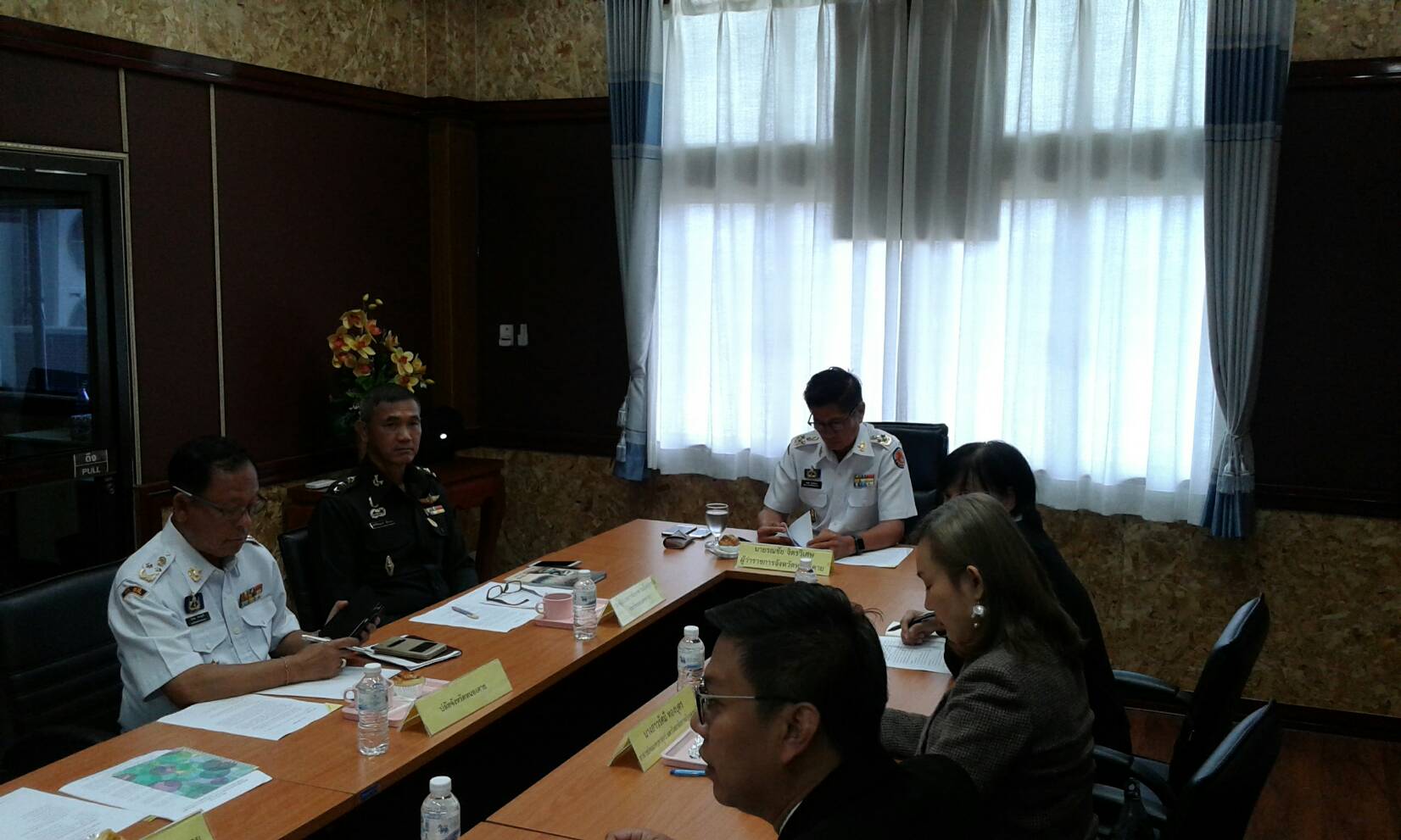 หนองคาย ระชุมปรึกษาหารือการดำเนินงานตามโครงการหมู่บ้านคู่พัฒนา