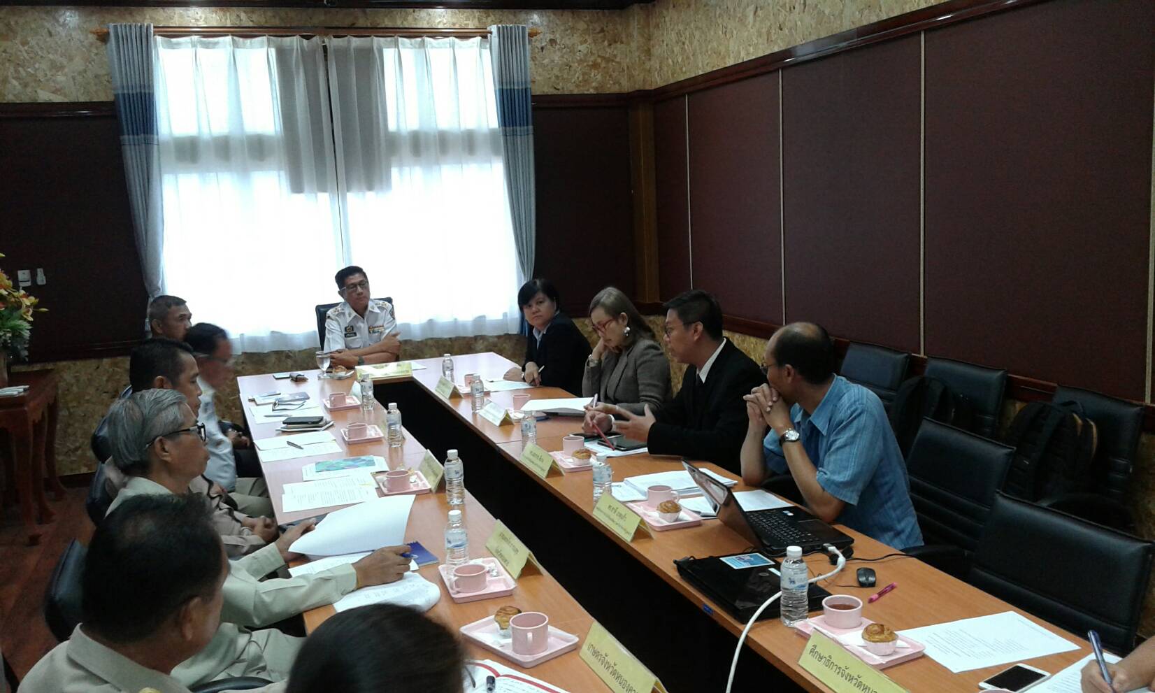 หนองคาย ระชุมปรึกษาหารือการดำเนินงานตามโครงการหมู่บ้านคู่พัฒนา