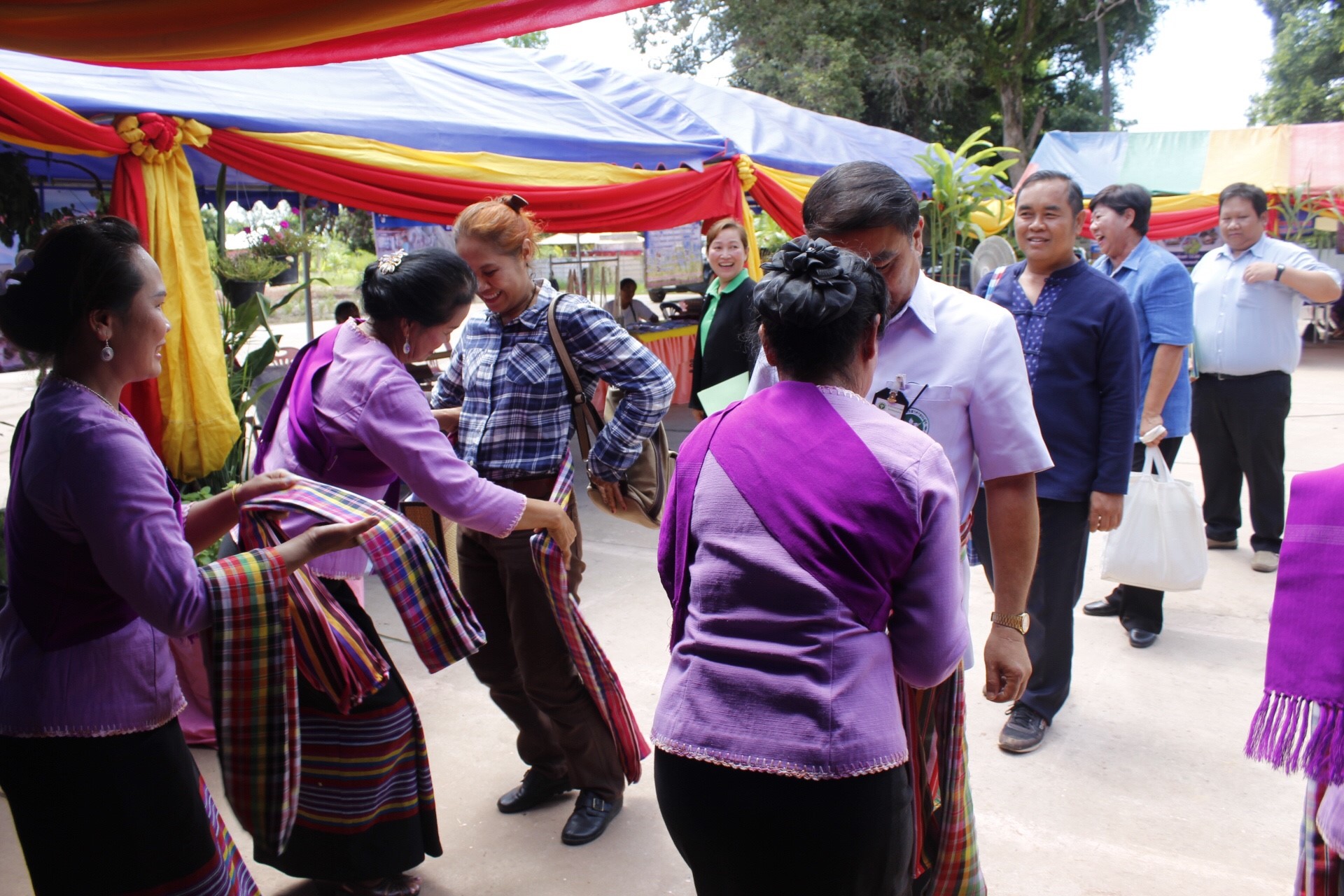 หนองคาย คัดสรรกิจกรรมดีเด่น ณ บ้านนาไหม หมู่ที่ 12 ตำบลสระใคร อำเภอเสระใคร