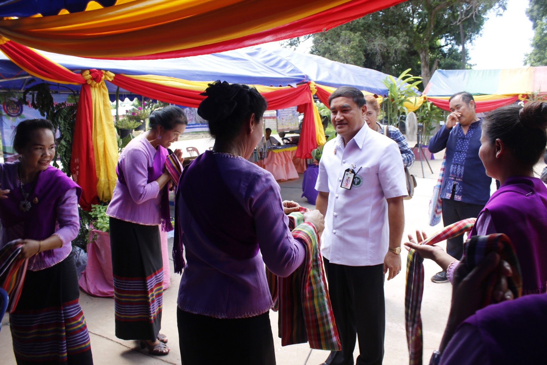 หนองคาย คัดสรรกิจกรรมดีเด่น ณ บ้านนาไหม หมู่ที่ 12 ตำบลสระใคร อำเภอเสระใคร