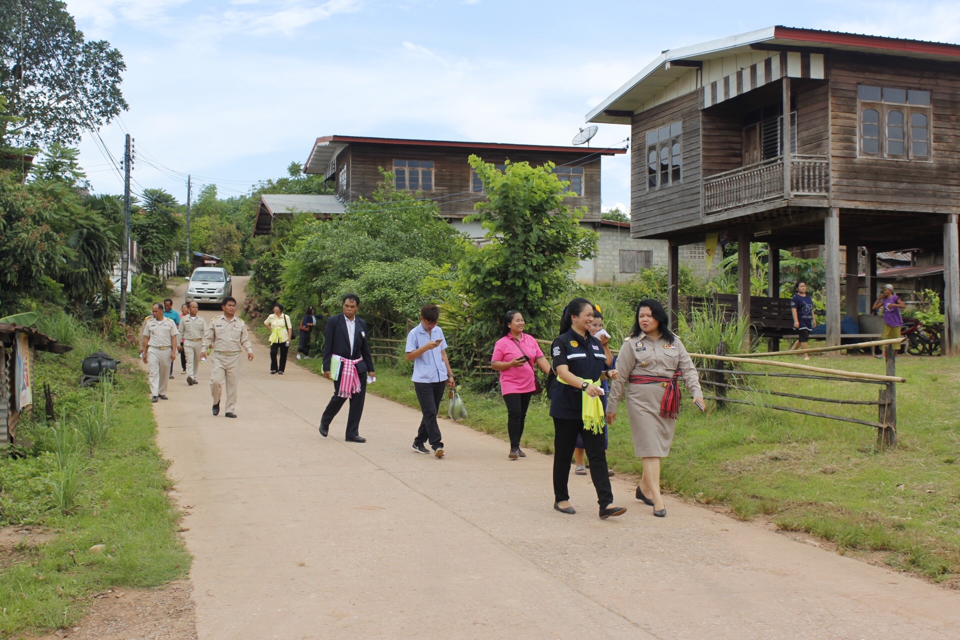 หนองคาย คัดสรรกิจกรรมดีเด่น  ณ บ้านสังกะลี หมู่ที่ 5 ตำบลแก้งไก่ อำเภอสังคม