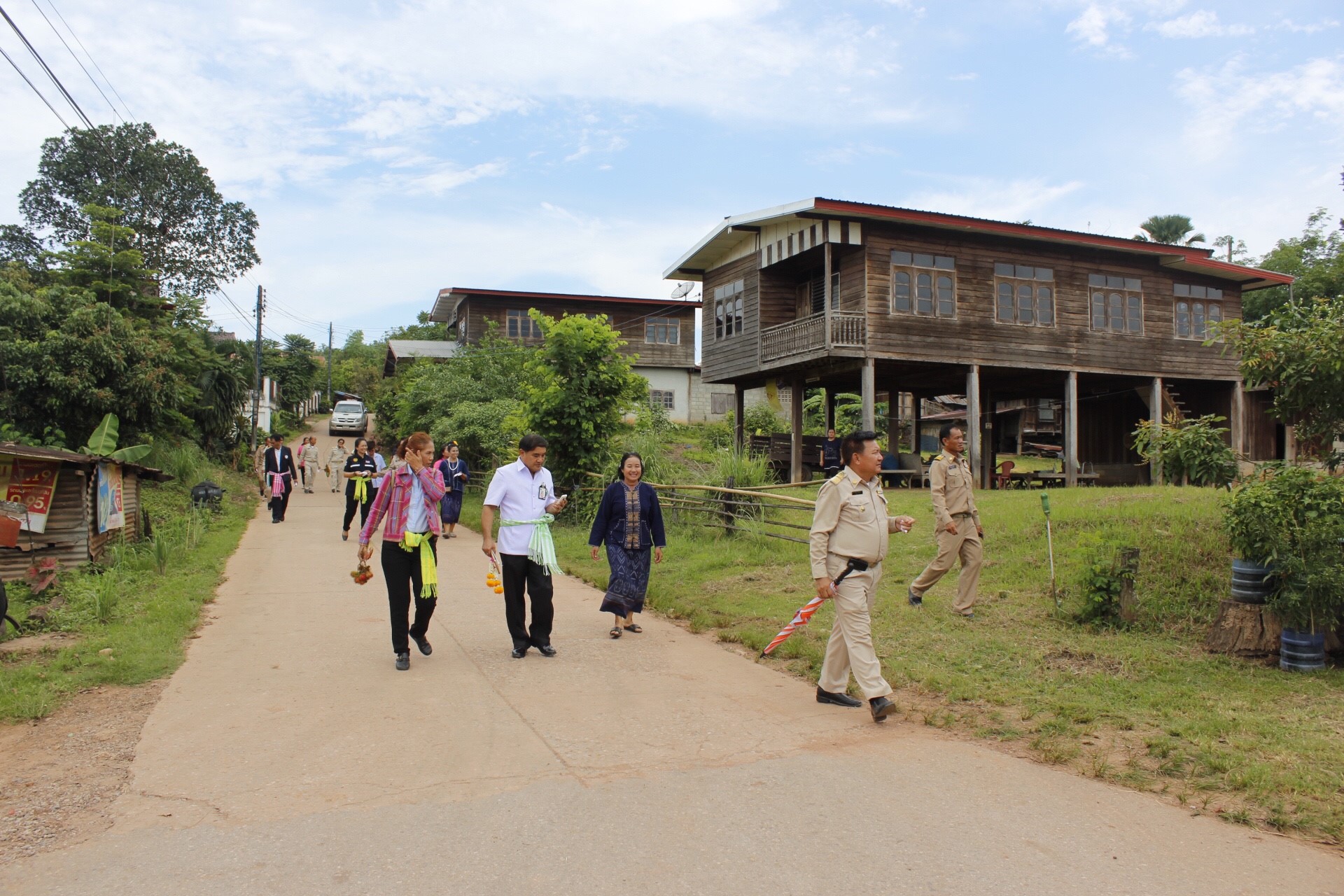 หนองคาย คัดสรรกิจกรรมดีเด่น  ณ บ้านสังกะลี หมู่ที่ 5 ตำบลแก้งไก่ อำเภอสังคม