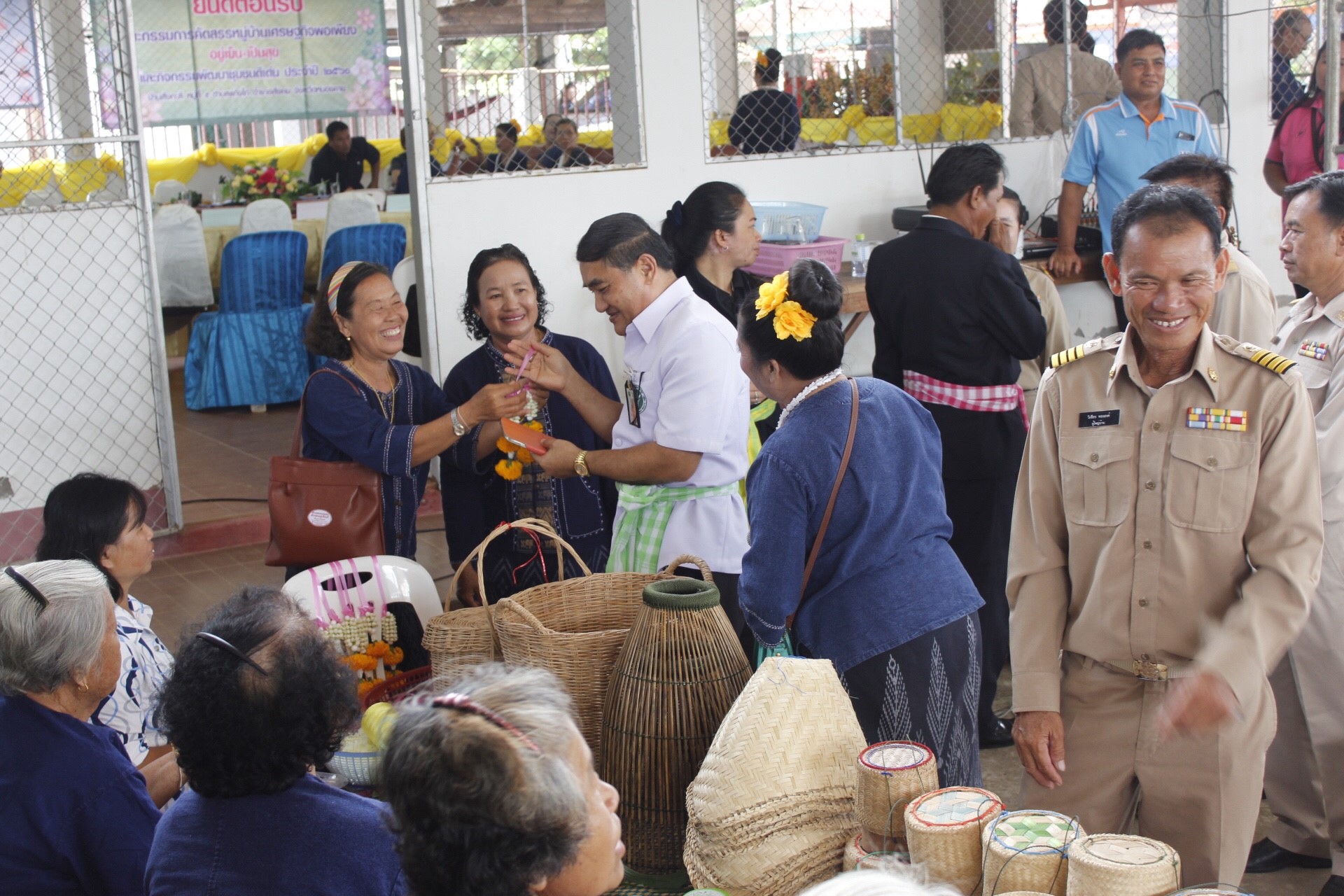หนองคาย คัดสรรกิจกรรมดีเด่น  ณ บ้านสังกะลี หมู่ที่ 5 ตำบลแก้งไก่ อำเภอสังคม