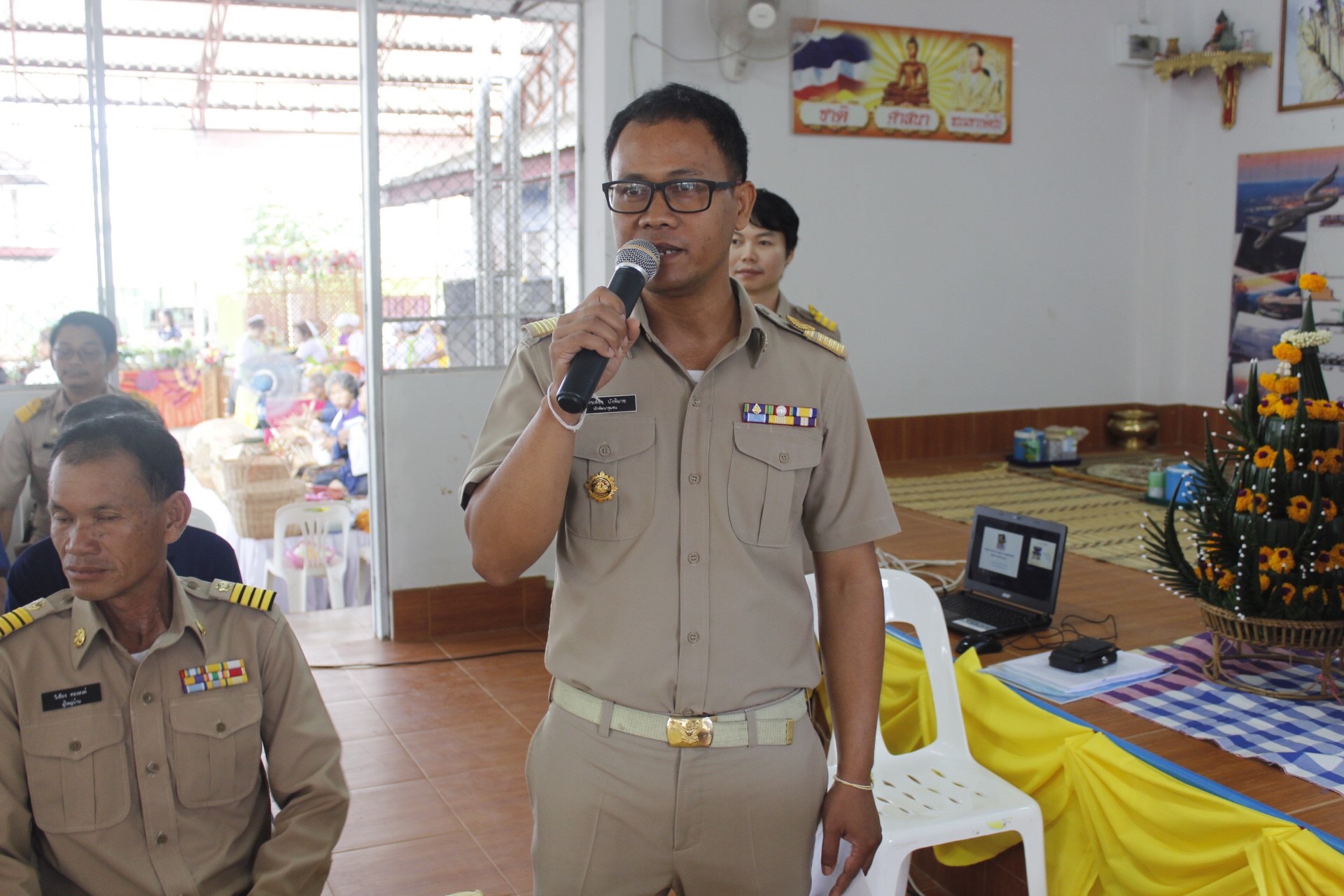 หนองคาย คัดสรรกิจกรรมดีเด่น  ณ บ้านสังกะลี หมู่ที่ 5 ตำบลแก้งไก่ อำเภอสังคม