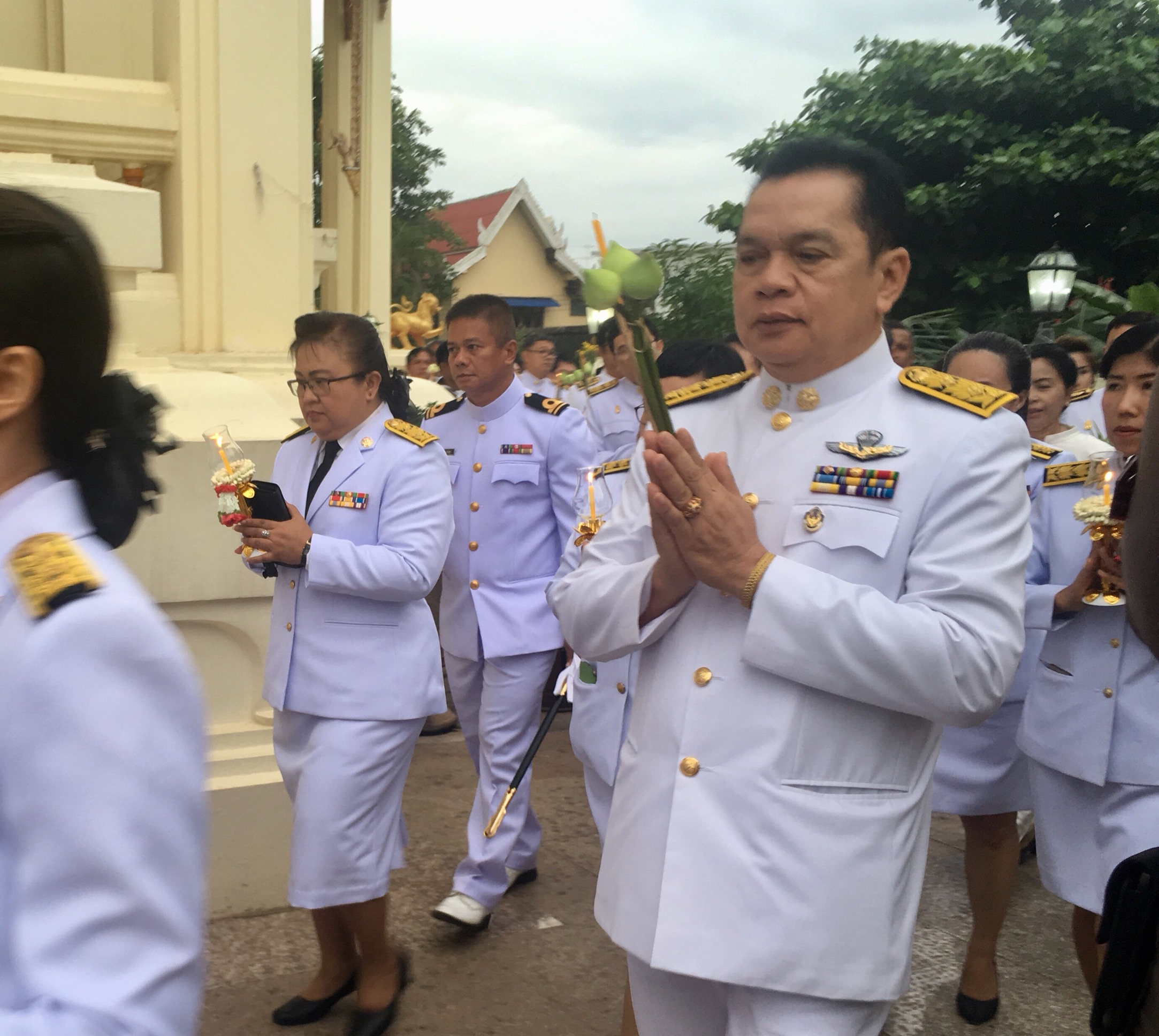 พจ.หนองคาย ร่วมพิธีเจริญพระพุทธมนต์สมโภชพระพุทธรูปสำคัญ เพื่อถวายพระราชกุศล และเฉลิมพระเกียรติ สมเด็จพระเจ้าอยู่หัวมหาวชิราลงกรณ บดินทรเทพยวรางกูร เนื่องในวันเฉลิมพระชนมพรรษา 66 พรรษา 28 กรกฎาคม 2561