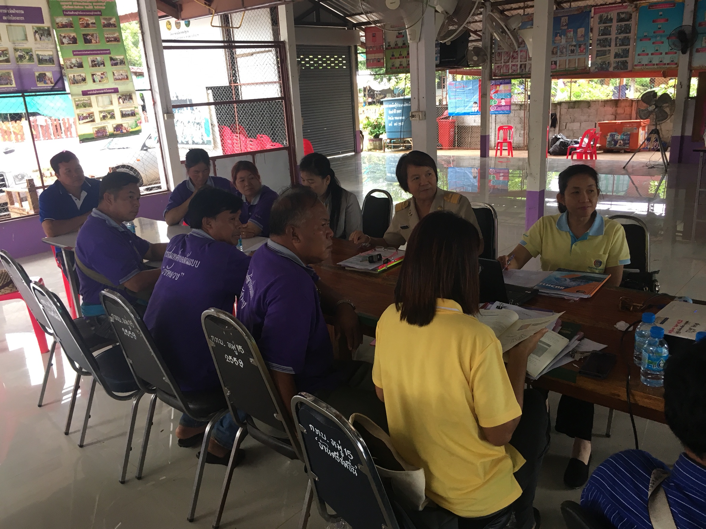 พช.หนองคาย เยี่ยมหมู่บ้านสารสนเทศต้นแบบจังหวัดหนองคาย