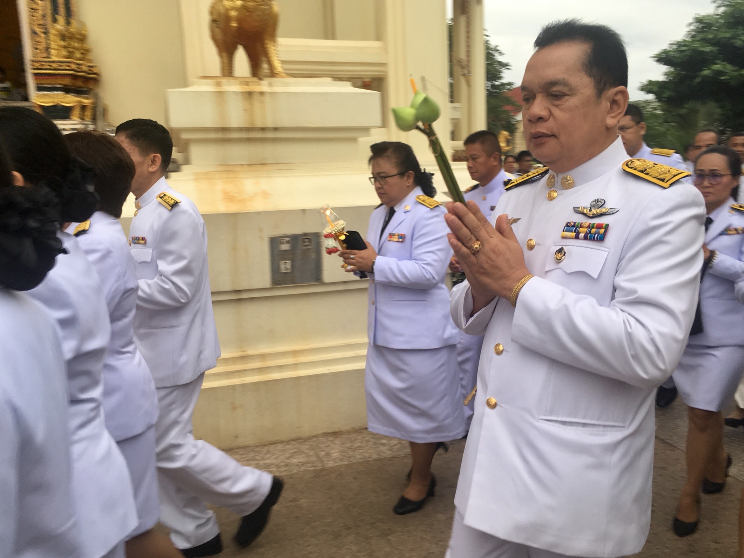 พจ.หนองคาย ร่วมพิธีเจริญพระพุทธมนต์สมโภชพระพุทธรูปสำคัญ เพื่อถวายพระราชกุศล และเฉลิมพระเกียรติ สมเด็จพระเจ้าอยู่หัวมหาวชิราลงกรณ บดินทรเทพยวรางกูร เนื่องในวันเฉลิมพระชนมพรรษา 66 พรรษา 28 กรกฎาคม 2561