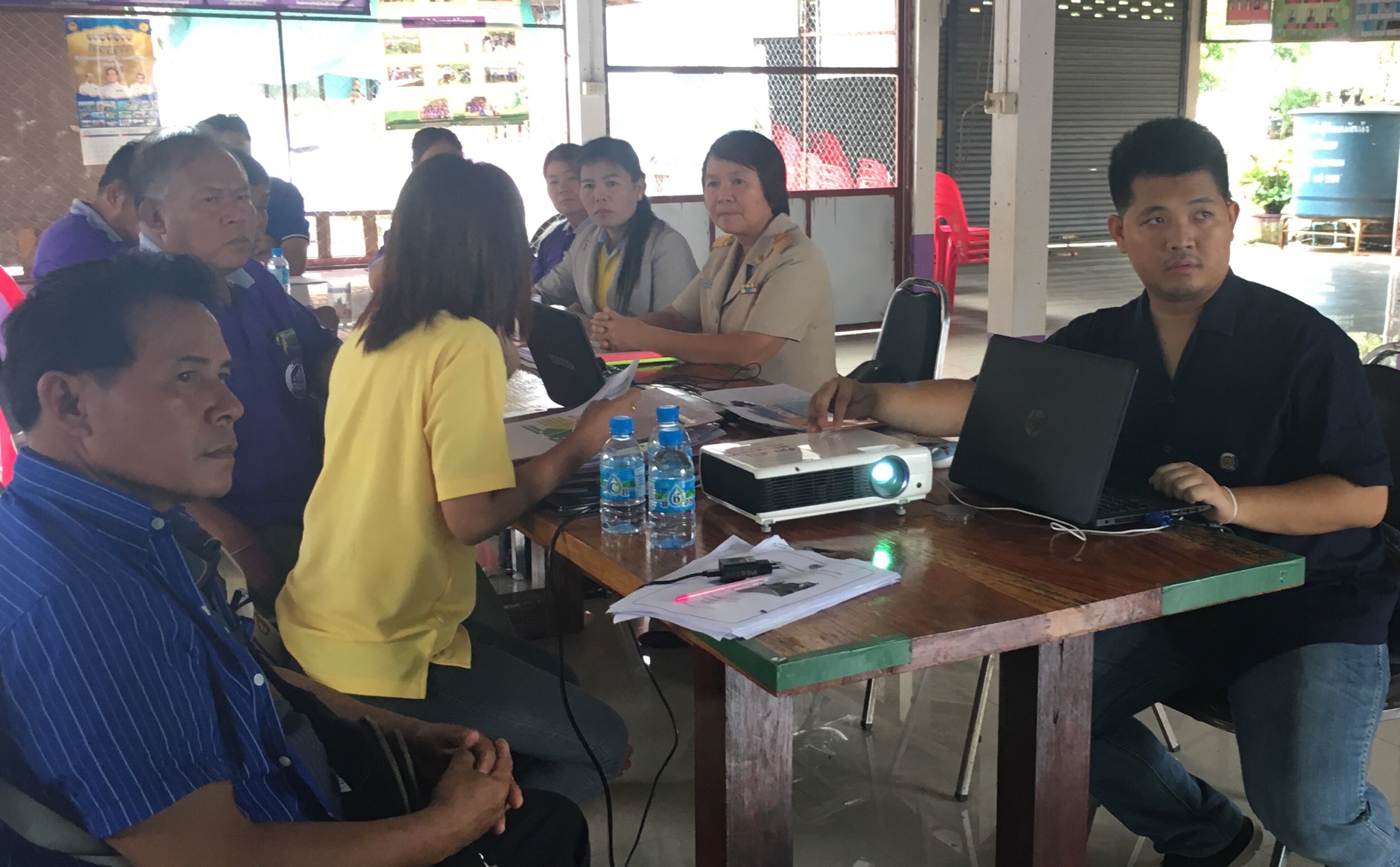 พช.หนองคาย เยี่ยมหมู่บ้านสารสนเทศต้นแบบจังหวัดหนองคาย