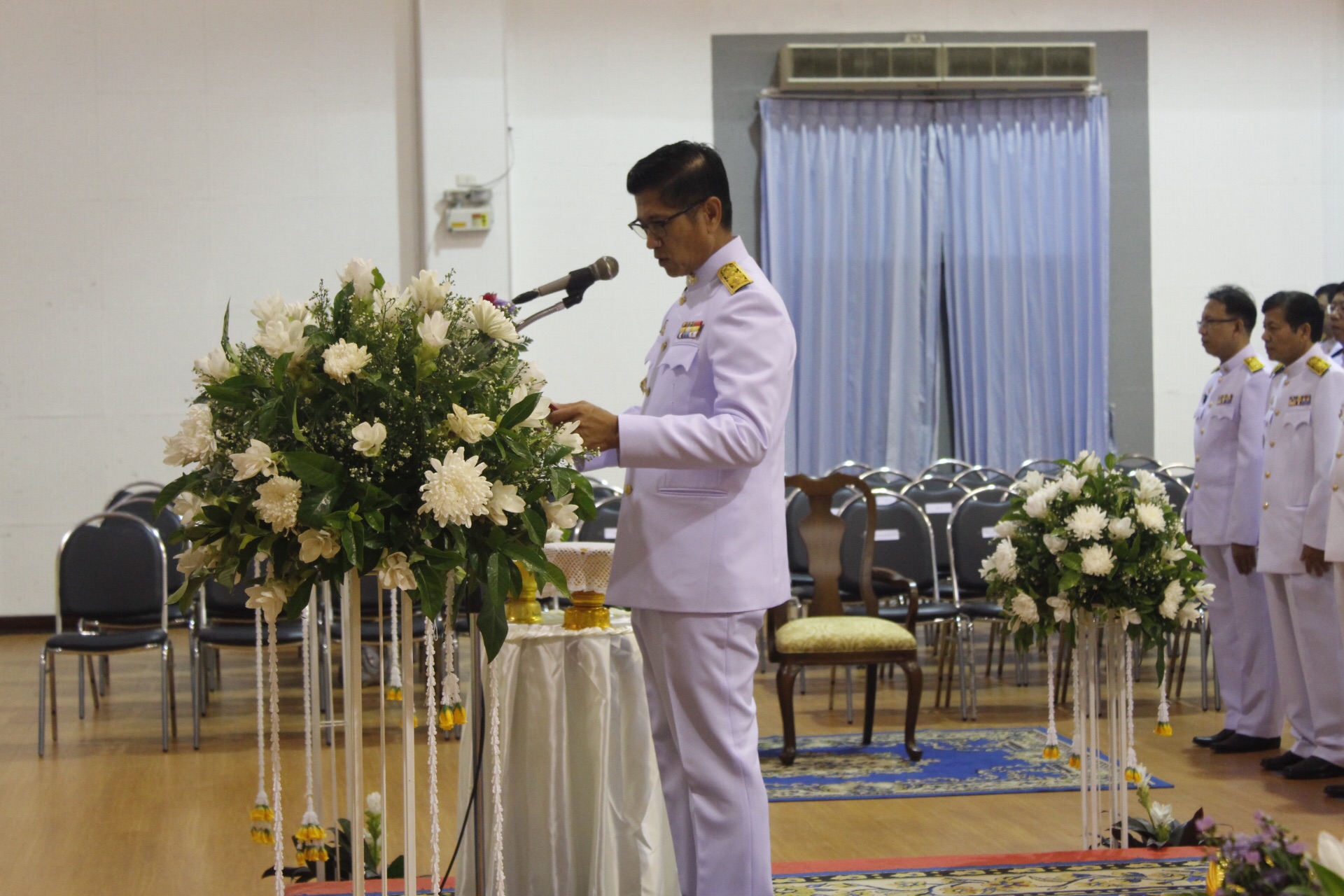 พจ.หนองคาย ร่วมพิธีถวายสัตย์ปฏิญาณการเป็นข้าราชการที่ดีและพลังแผ่นดิน และพิธีลงนามถวายพระพร เนื่องในวันเฉลิมพระชนมพรรษาสมเด็จพระเจ้าอยู่หัว 66 พรรษา 28 กรกฎาคม 2561