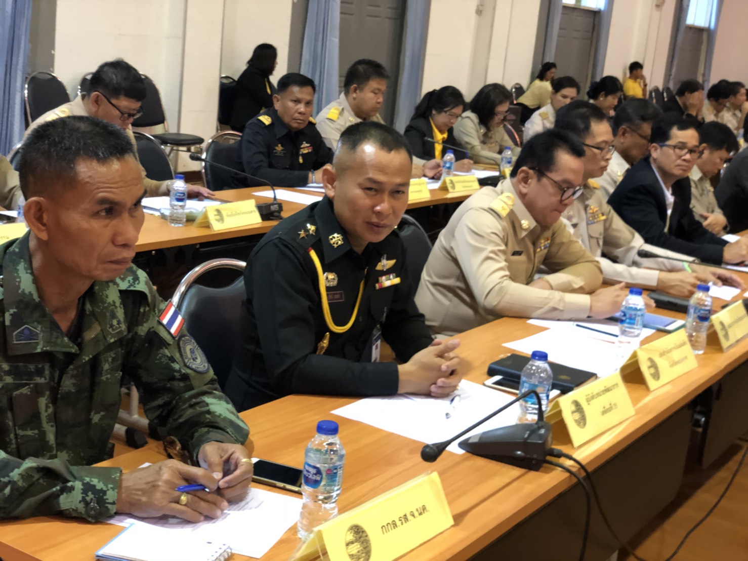 พัฒนาการจังหวัดหนองคาย ร่วมประชุมและรายงานตัวต่อที่ประชุม ในการประชุมกรมการจังหวัดและหัวหน้าส่วนราชการจังหวัดหนองคาย ครั้งที่ 7/2561