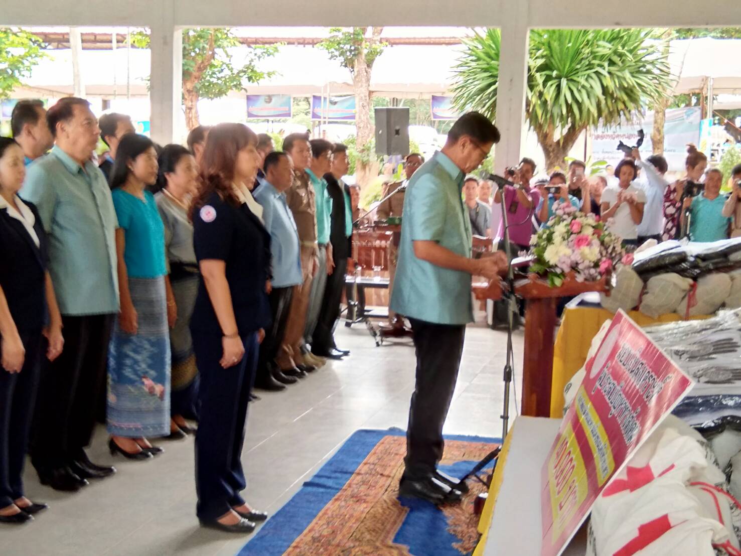 พช.หนองคาย ร่วมกิจกรรมปกป้องและเชิดชูสถาบันพระมหากษัตริย์ และหน่วยบำบัดทุกข์ บำรุงสุข จังหวัดหนองคาย ประจำเดือนสิงหาคม 2561