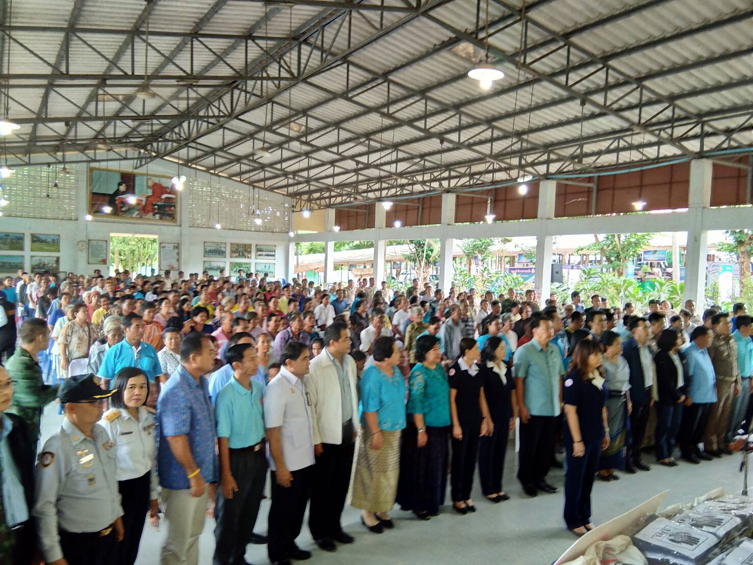 พช.หนองคาย ร่วมกิจกรรมปกป้องและเชิดชูสถาบันพระมหากษัตริย์ และหน่วยบำบัดทุกข์ บำรุงสุข จังหวัดหนองคาย ประจำเดือนสิงหาคม 2561