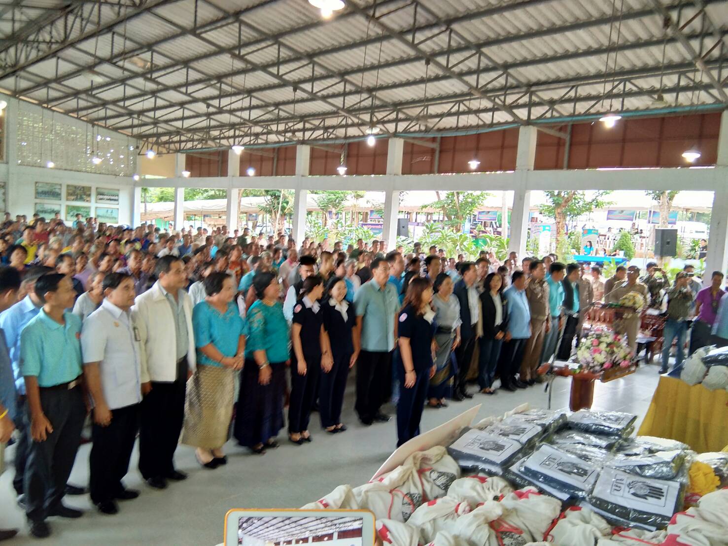 พช.หนองคาย ร่วมกิจกรรมปกป้องและเชิดชูสถาบันพระมหากษัตริย์ และหน่วยบำบัดทุกข์ บำรุงสุข จังหวัดหนองคาย ประจำเดือนสิงหาคม 2561