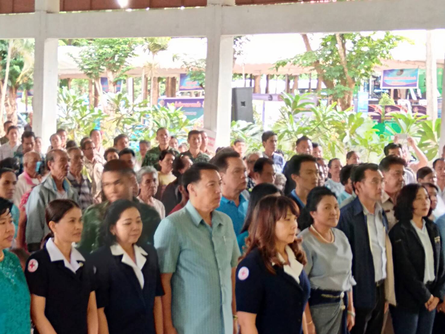 พช.หนองคาย ร่วมกิจกรรมปกป้องและเชิดชูสถาบันพระมหากษัตริย์ และหน่วยบำบัดทุกข์ บำรุงสุข จังหวัดหนองคาย ประจำเดือนสิงหาคม 2561