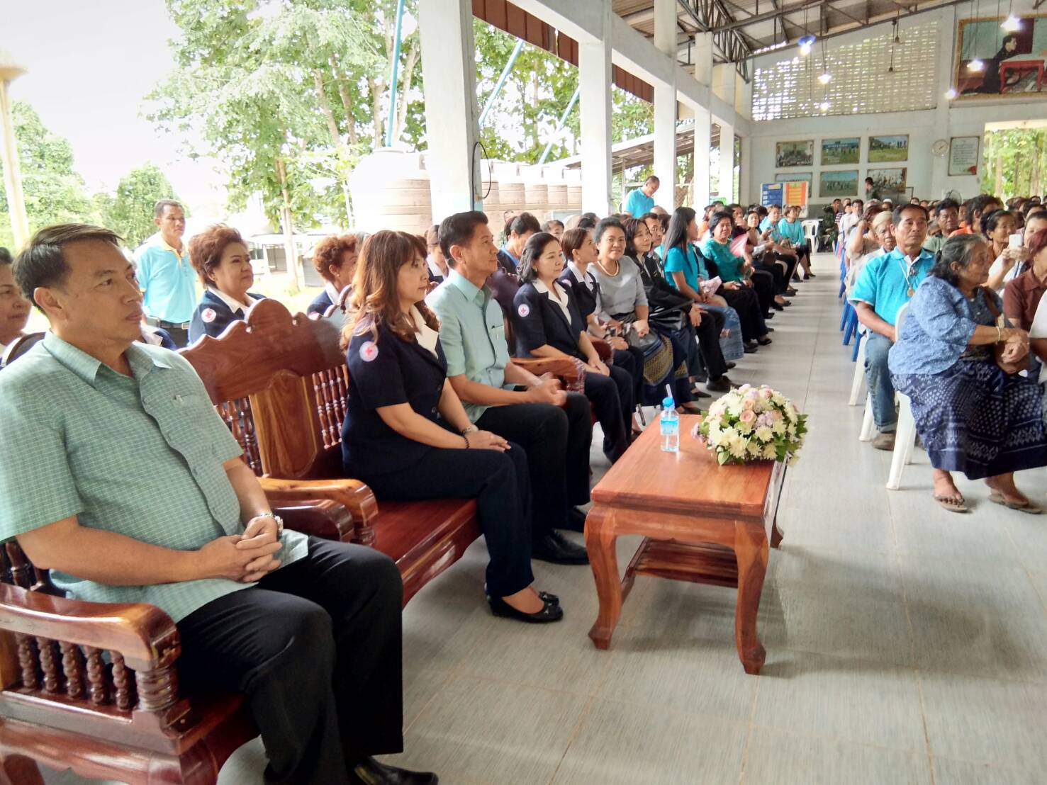 พช.หนองคาย ร่วมกิจกรรมปกป้องและเชิดชูสถาบันพระมหากษัตริย์ และหน่วยบำบัดทุกข์ บำรุงสุข จังหวัดหนองคาย ประจำเดือนสิงหาคม 2561