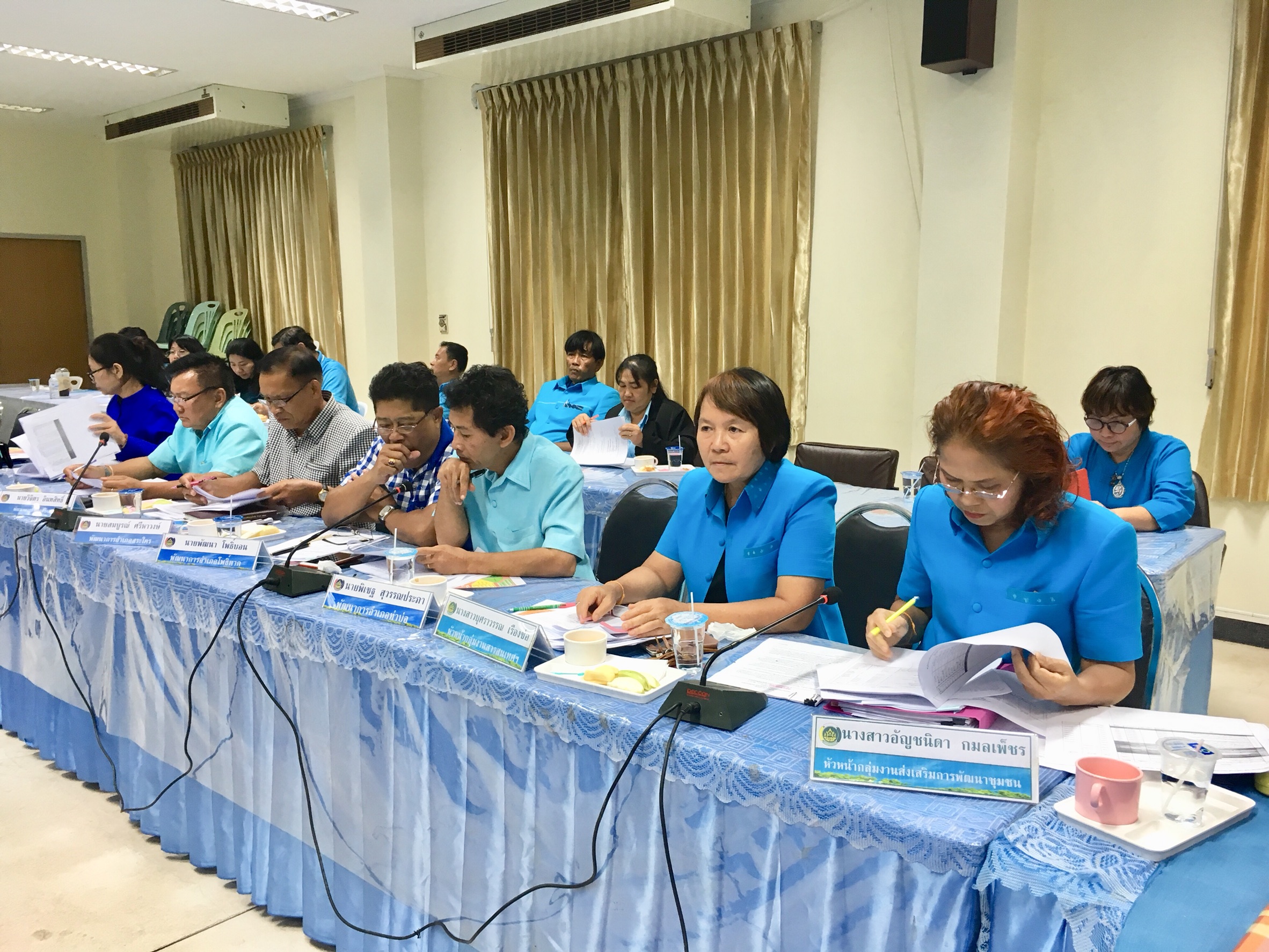 พช.หนองคาย ประชุมประเดือน ครั้งที่ 7/2561