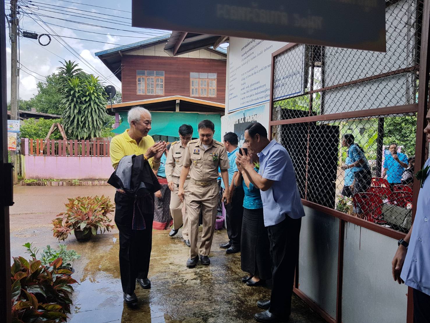 หัวหน้าผู้ตรวจฯ ลงพื้นที่ประเมินหมู่บ้านสารสนเทศฯ ณ จังหวัดหนองคาย