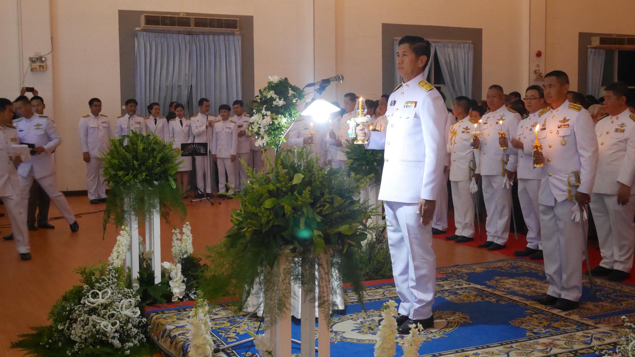 พช.หนองคาย ร่วมในพิธีถวายเครื่องราชสักการะ (พุ่มทอง-พุ่มเงิน) และพิธีจุดเทียนถวายพระพรชัยมงคล เนื่องในโอกาสวันเฉลิมพระชนมพรรษา 86 พรรษา 12 สิงหาคม 2561