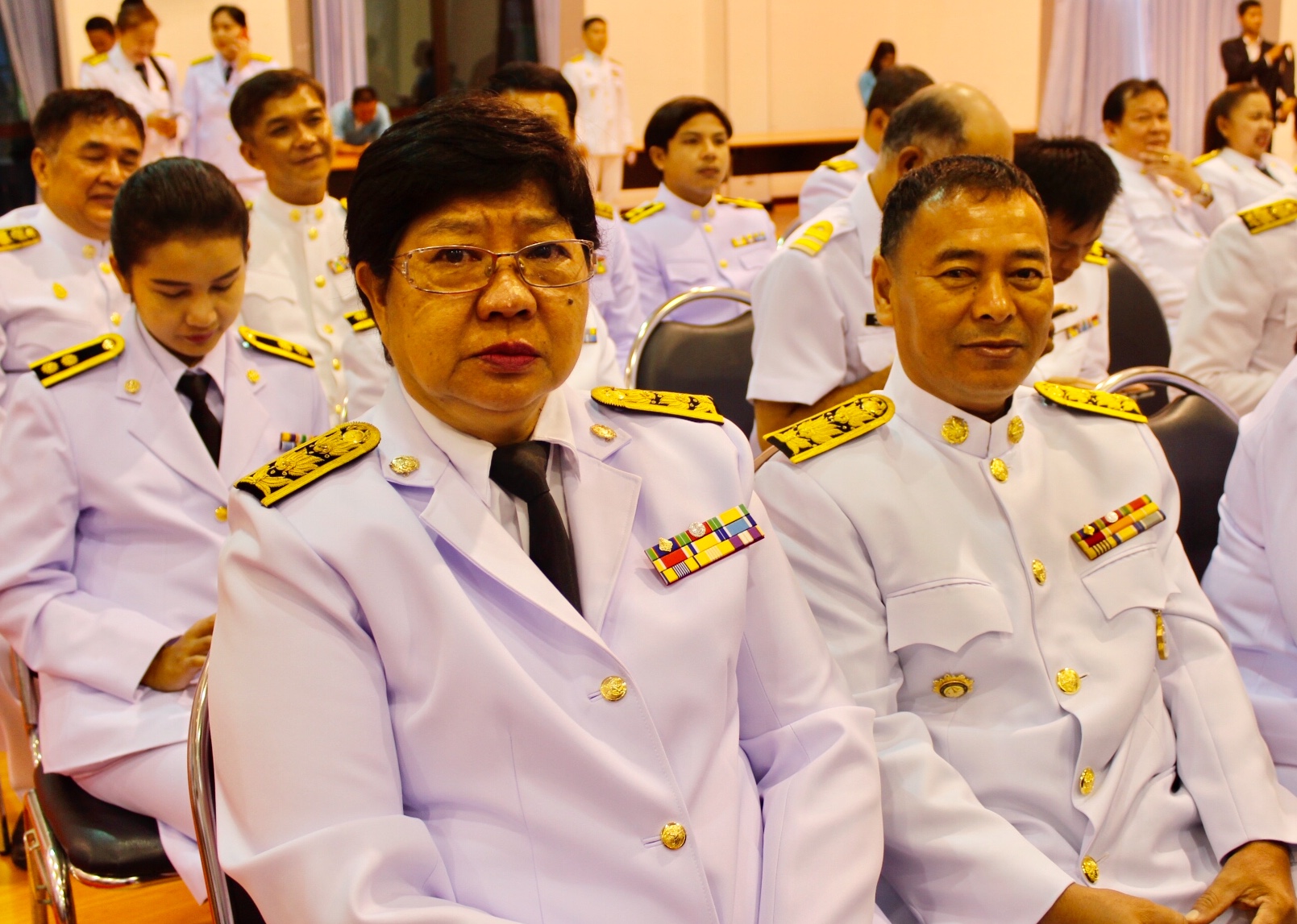 พช.หนองคาย ร่วมพิธีลงนามถวายพระพรชัยมงคล สมเด็จพระนางเจ้าสิริกิติ์ พระบรมราชินีนาถ ในรัชกาลที่ 9 เนื่องในโอกาสวันเฉลิมพระชนมพรรษา 86 พรรษา 12 สิงหาคม 2561 ณ หอประชุมประจักษศิลปาคม ศาลากลางจังหวัดหนองคาย