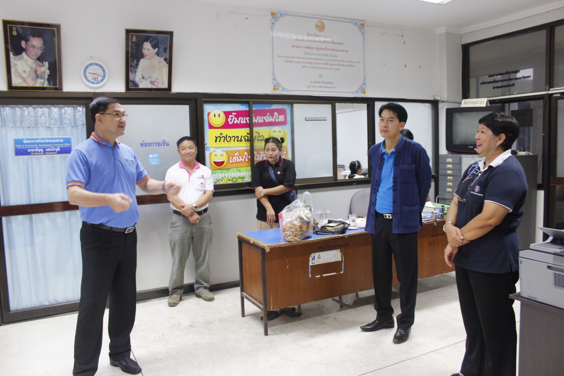 พัฒนาการจังหวัดเชียงใหม่ พร้อมคณะ เยี่ยมเยียนสำนักงานพัฒนาชุมชนจังหวัดหนองคาย