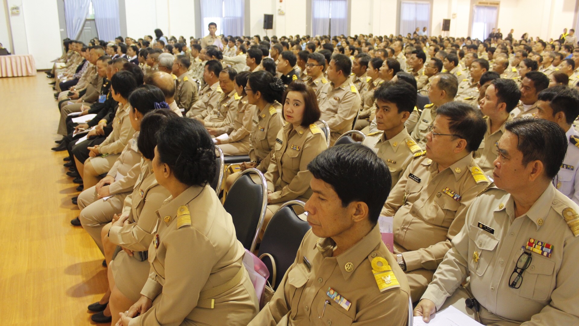 พจ.หนองคาย ร่วมโครงการฝึกอบรมจิตอาสาพระราชทานตามแนวพระราชดำริ ทั้งนี้ วิทยากรจิตอาสา 904 กองทัพภาคที่ 2 เป็นผู้บรรยายให้ความรู้