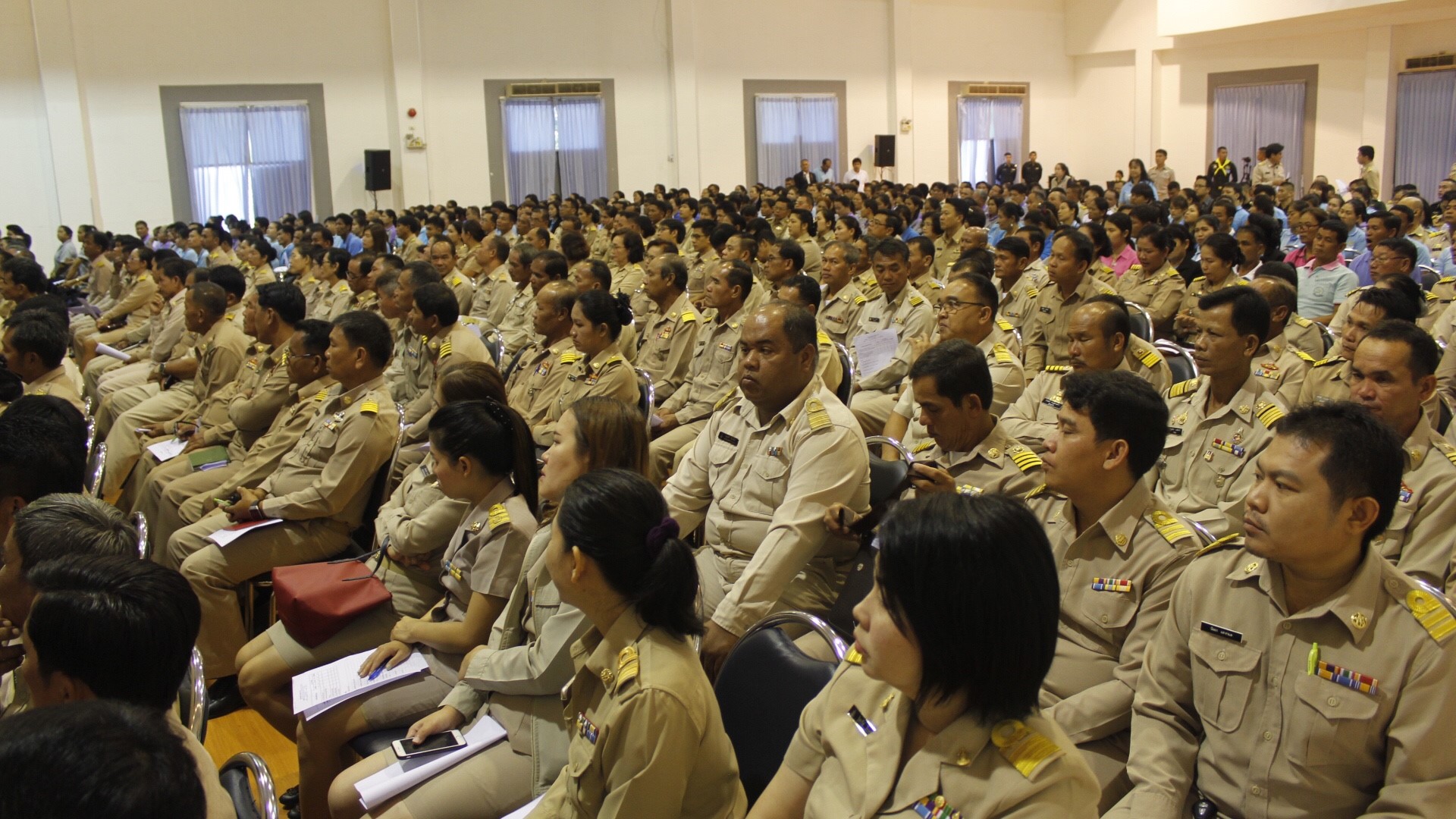 พจ.หนองคาย ร่วมโครงการฝึกอบรมจิตอาสาพระราชทานตามแนวพระราชดำริ ทั้งนี้ วิทยากรจิตอาสา 904 กองทัพภาคที่ 2 เป็นผู้บรรยายให้ความรู้