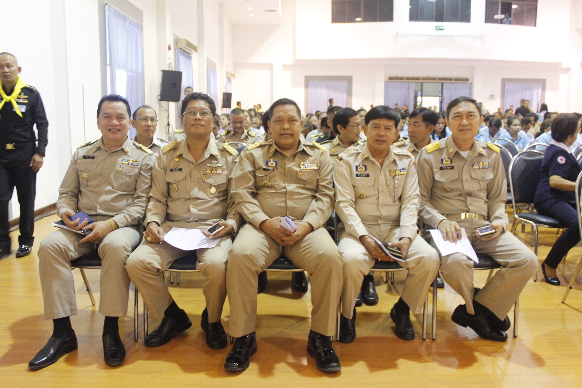 พจ.หนองคาย ร่วมโครงการฝึกอบรมจิตอาสาพระราชทานตามแนวพระราชดำริ ทั้งนี้ วิทยากรจิตอาสา 904 กองทัพภาคที่ 2 เป็นผู้บรรยายให้ความรู้