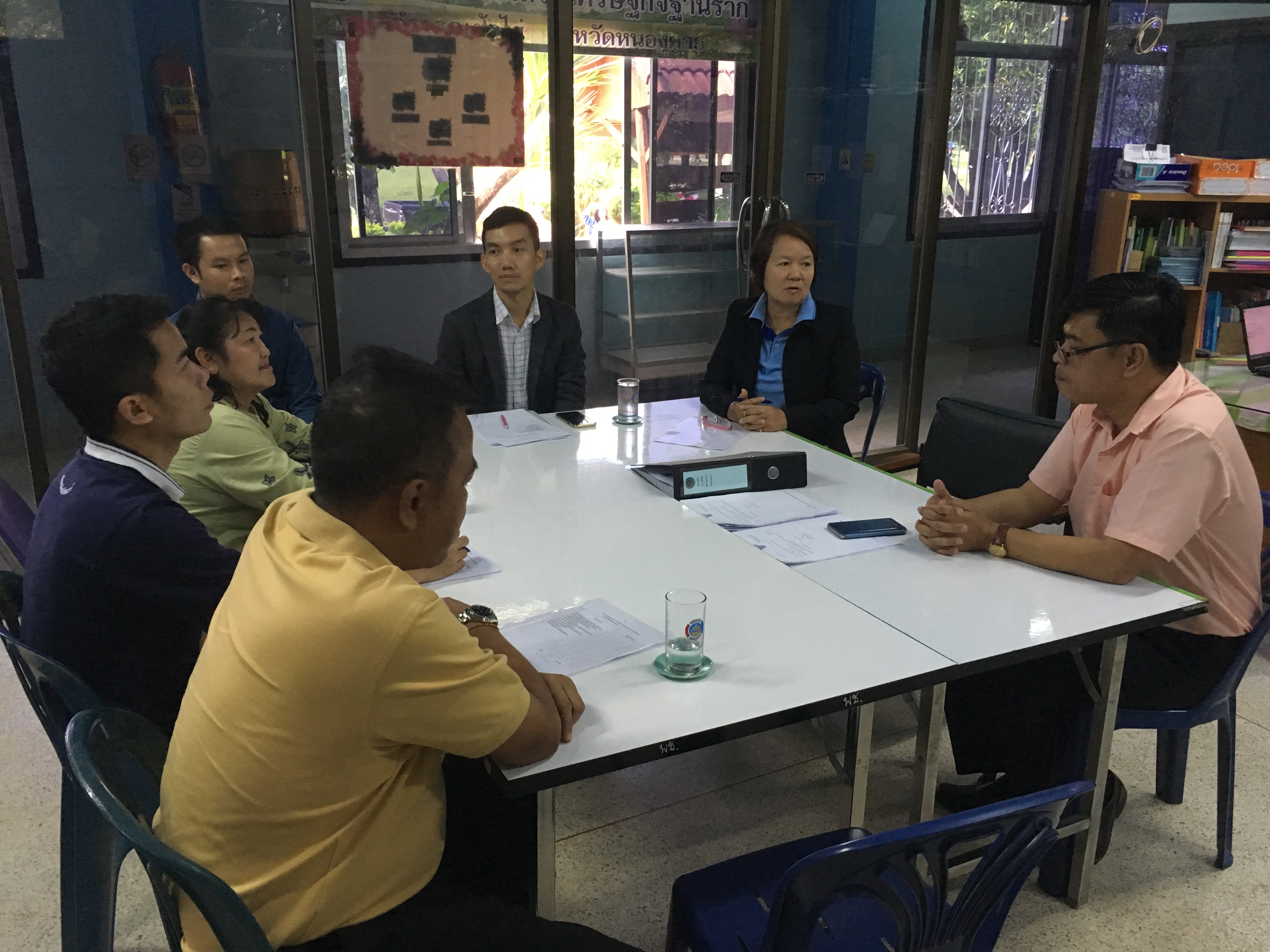 สพจ.หนองคาย ติดตาม พช.ใสสะอาด ณ สพอ.เฝ้าไร่