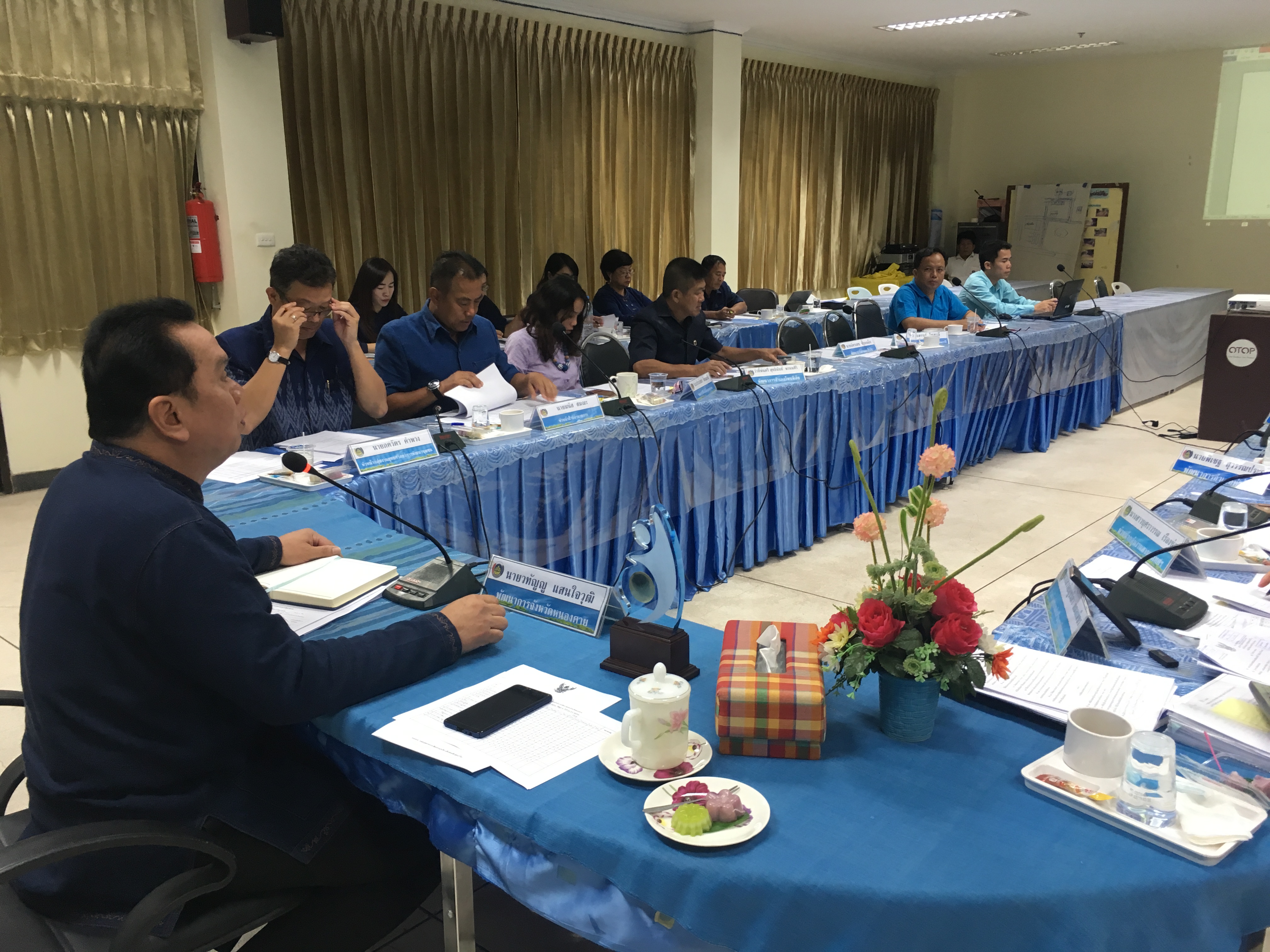 พช.หนองคาย ประชุมประจำเดือนฯ ครั้งที่ 8/2561