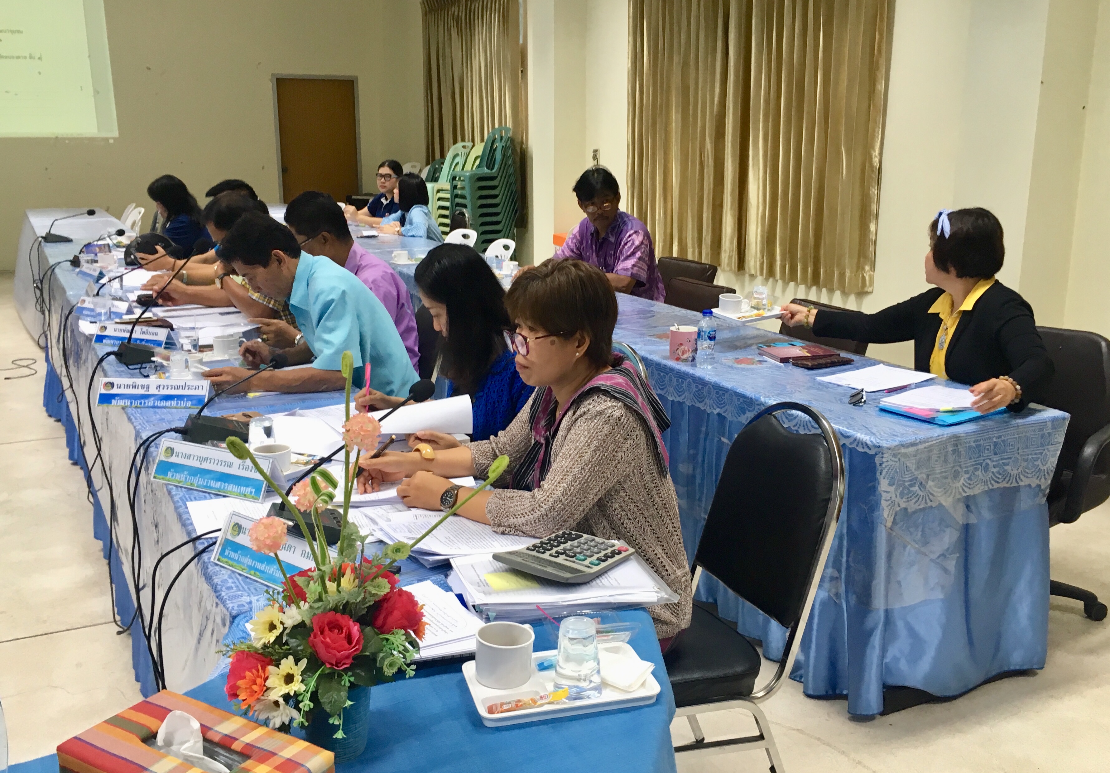 พช.หนองคาย ประชุมประจำเดือนฯ ครั้งที่ 8/2561