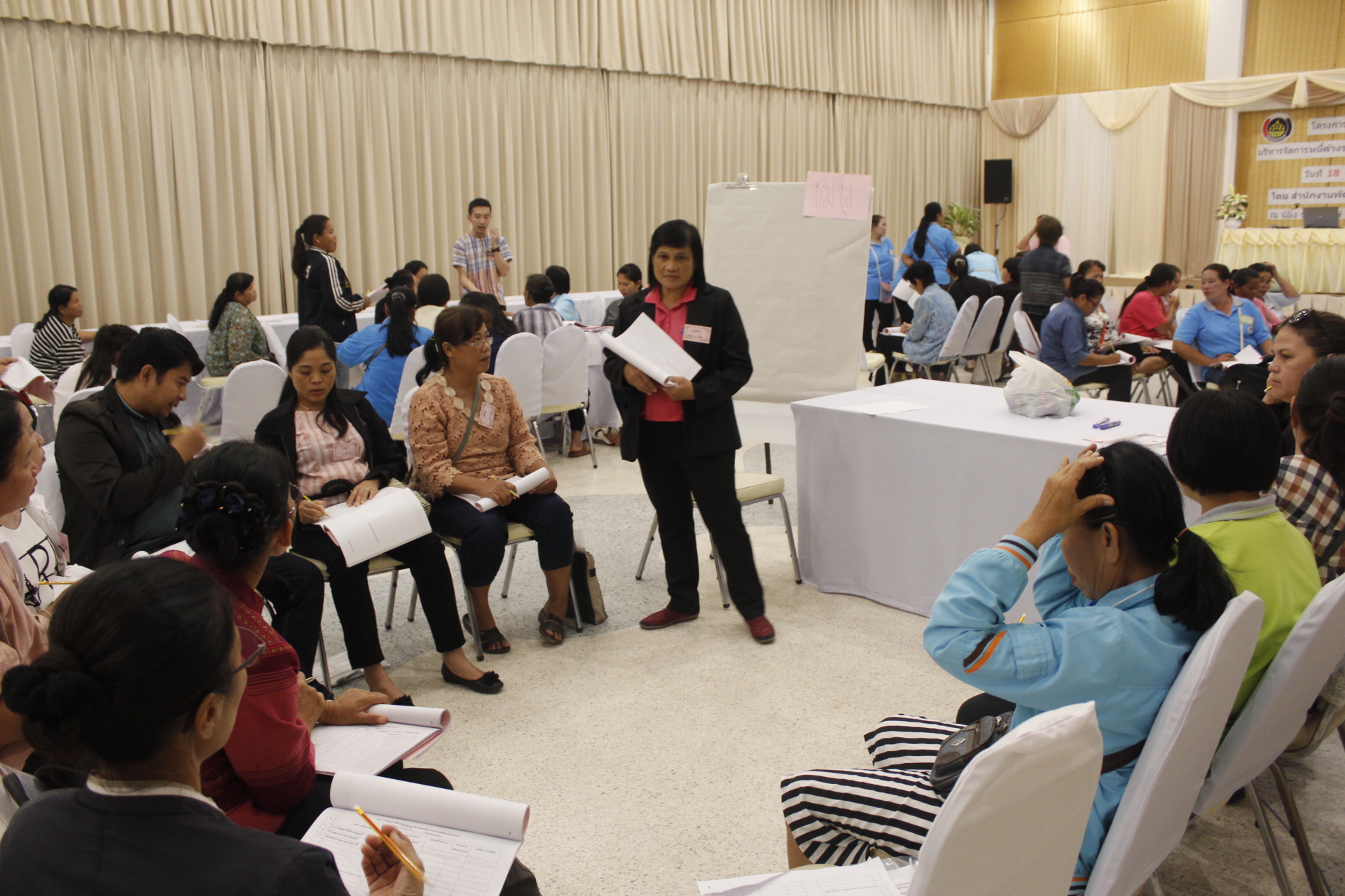 หนองคาย ดำเนินโครงการประชุมเชิงปฏิบัติการบริหารจัดการหนี้ค้างชำระ กองทุนพัฒนาบทบาทสตรี