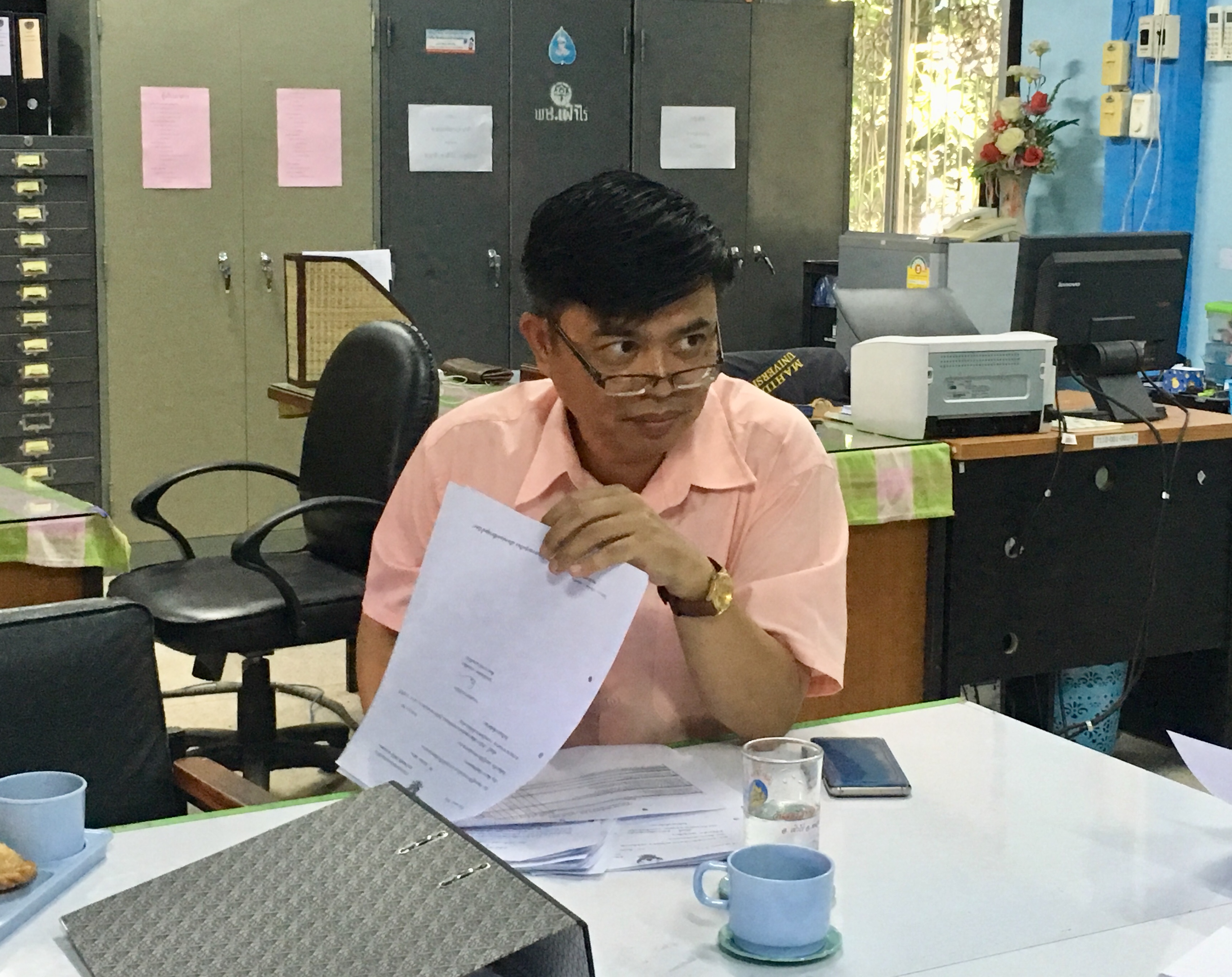 สพจ.หนองคาย ติดตาม พช.ใสสะอาด ณ สพอ.เฝ้าไร่