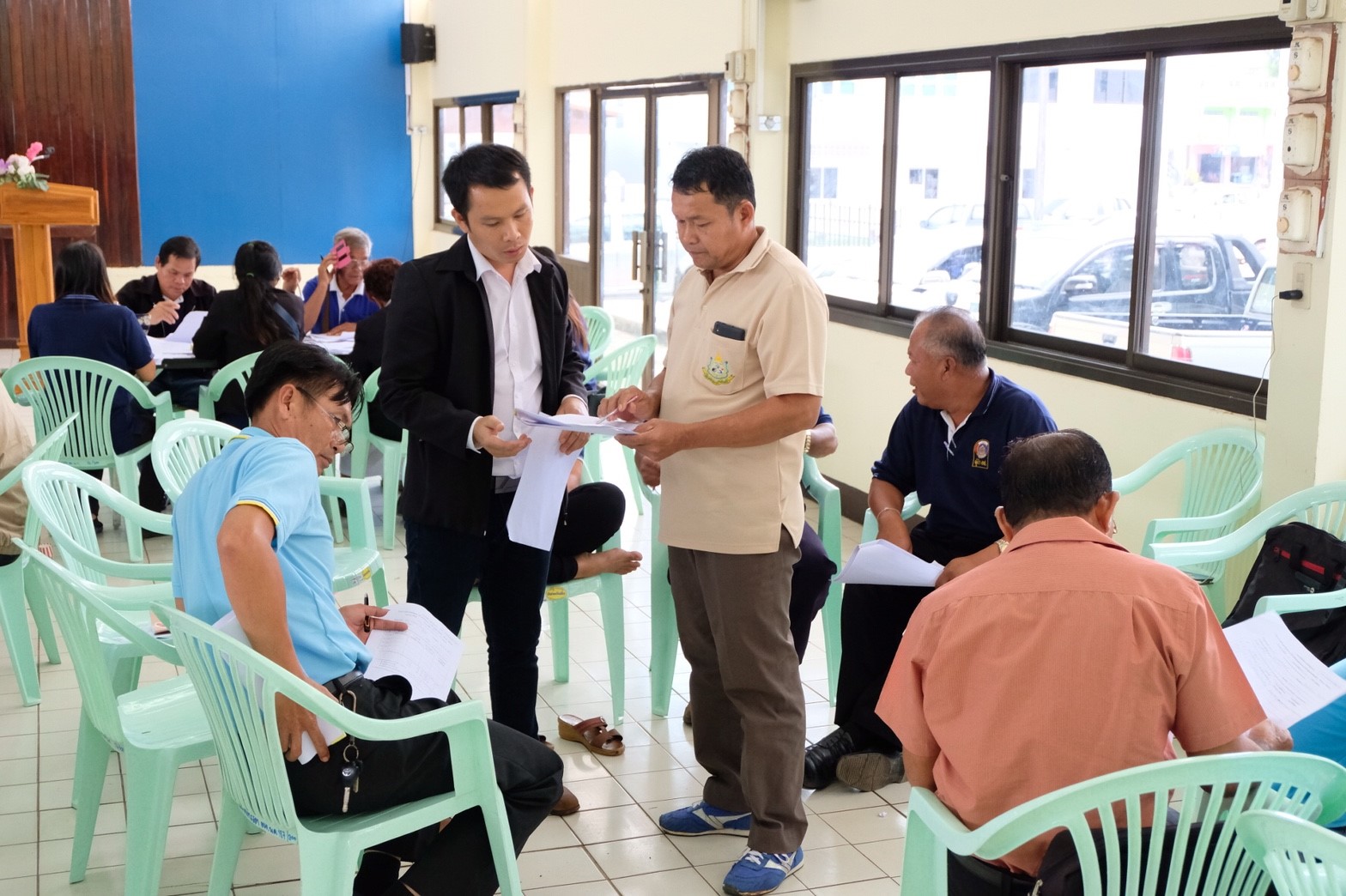 พช.หนองคาย จัดการฝึกอบรมเพิ่มประสิทธิภาพผู้นำอาสาพัฒนาชุมชน (ผู้นำ อช.) ขับเคลื่อนสัมมาชีพชุมชน ภายใต้กิจกรรม สร้างพลังชุมชน สร้างสังคมคุณธรรม สร้างชุมชนเข้มแข็ง : วิถี พช.วิถีธรรม