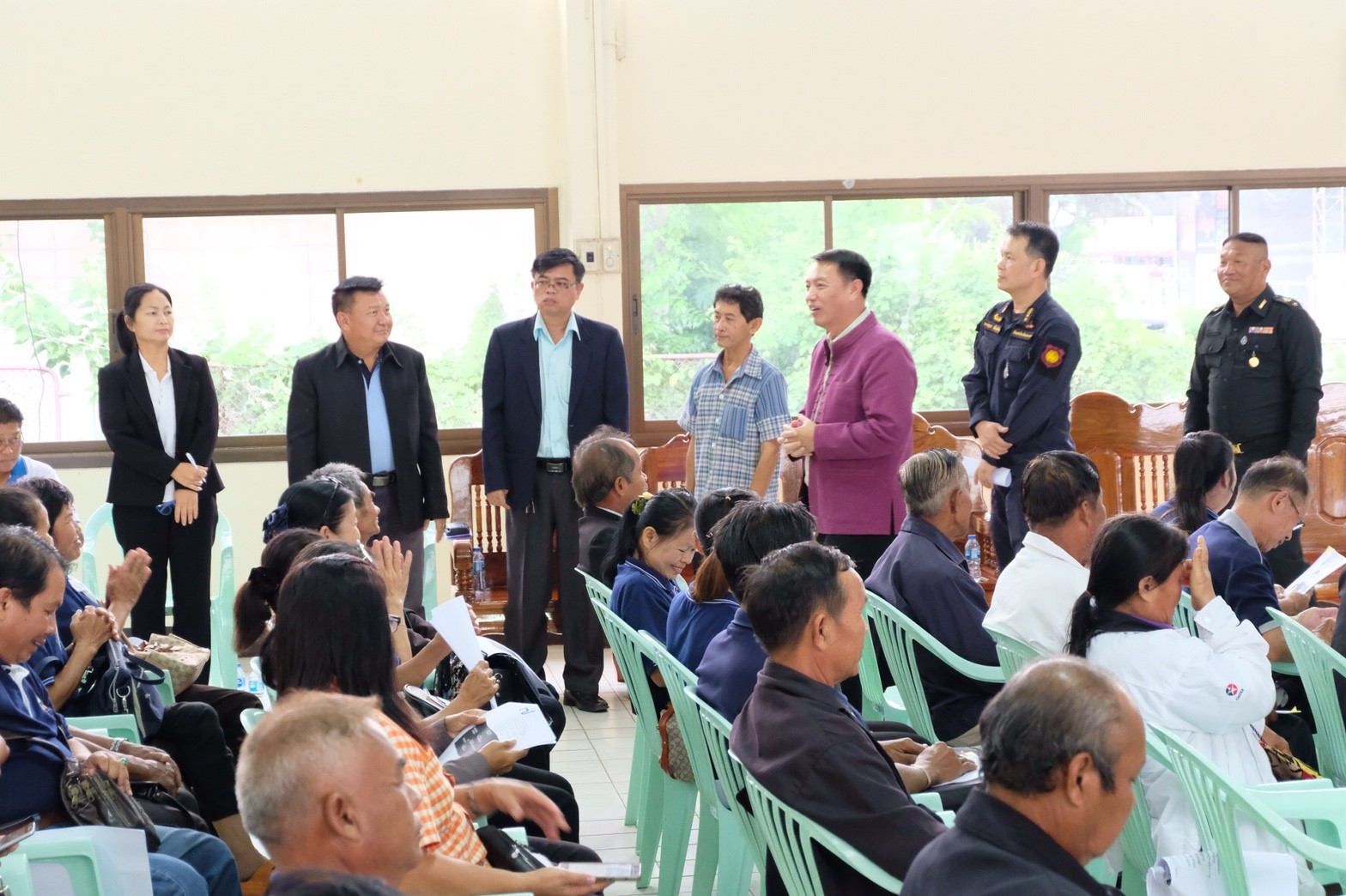 พช.หนองคาย จัดการฝึกอบรมเพิ่มประสิทธิภาพผู้นำอาสาพัฒนาชุมชน (ผู้นำ อช.) ขับเคลื่อนสัมมาชีพชุมชน ภายใต้กิจกรรม สร้างพลังชุมชน สร้างสังคมคุณธรรม สร้างชุมชนเข้มแข็ง : วิถี พช.วิถีธรรม