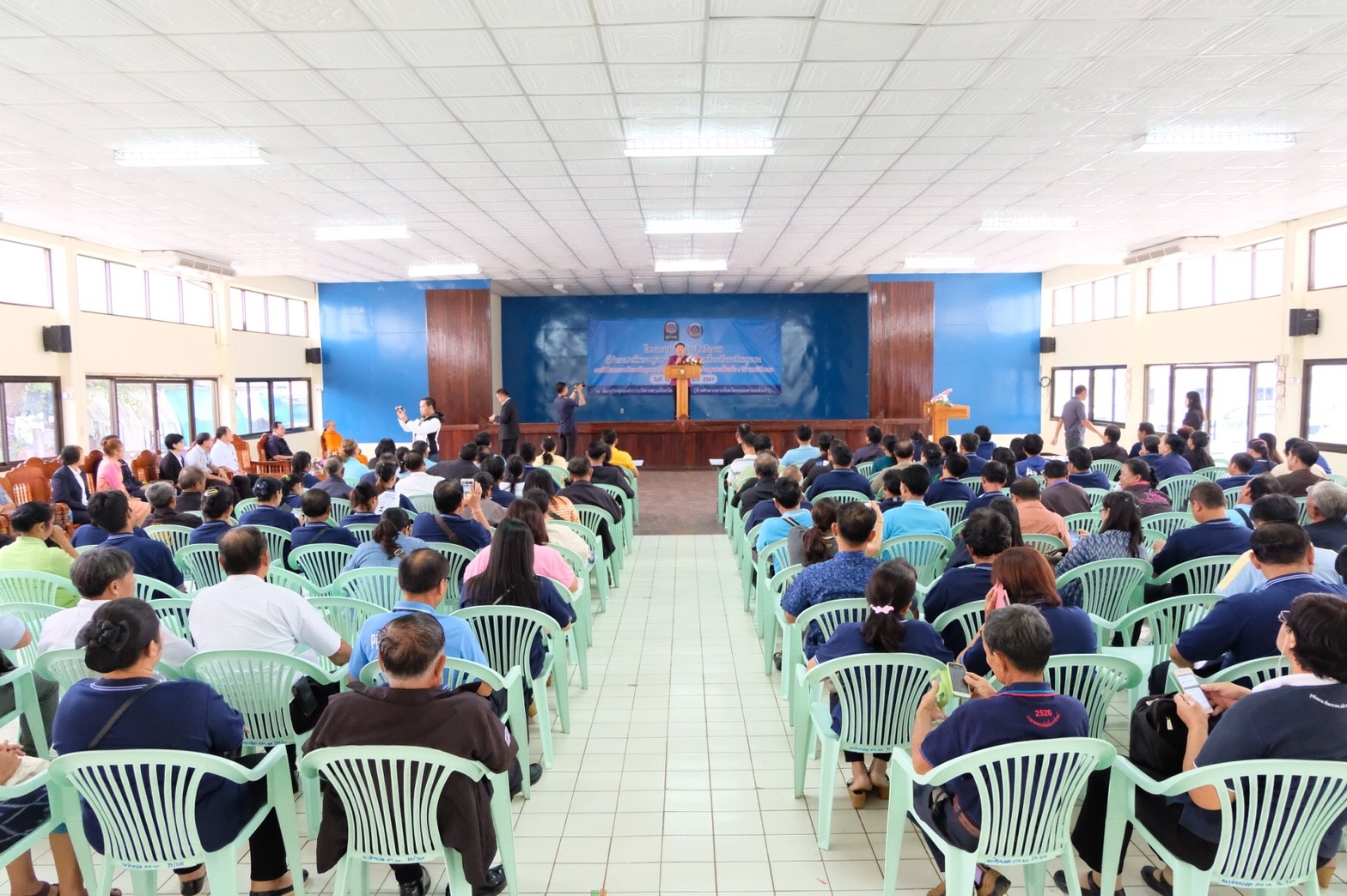 พช.หนองคาย จัดการฝึกอบรมเพิ่มประสิทธิภาพผู้นำอาสาพัฒนาชุมชน (ผู้นำ อช.) ขับเคลื่อนสัมมาชีพชุมชน ภายใต้กิจกรรม สร้างพลังชุมชน สร้างสังคมคุณธรรม สร้างชุมชนเข้มแข็ง : วิถี พช.วิถีธรรม